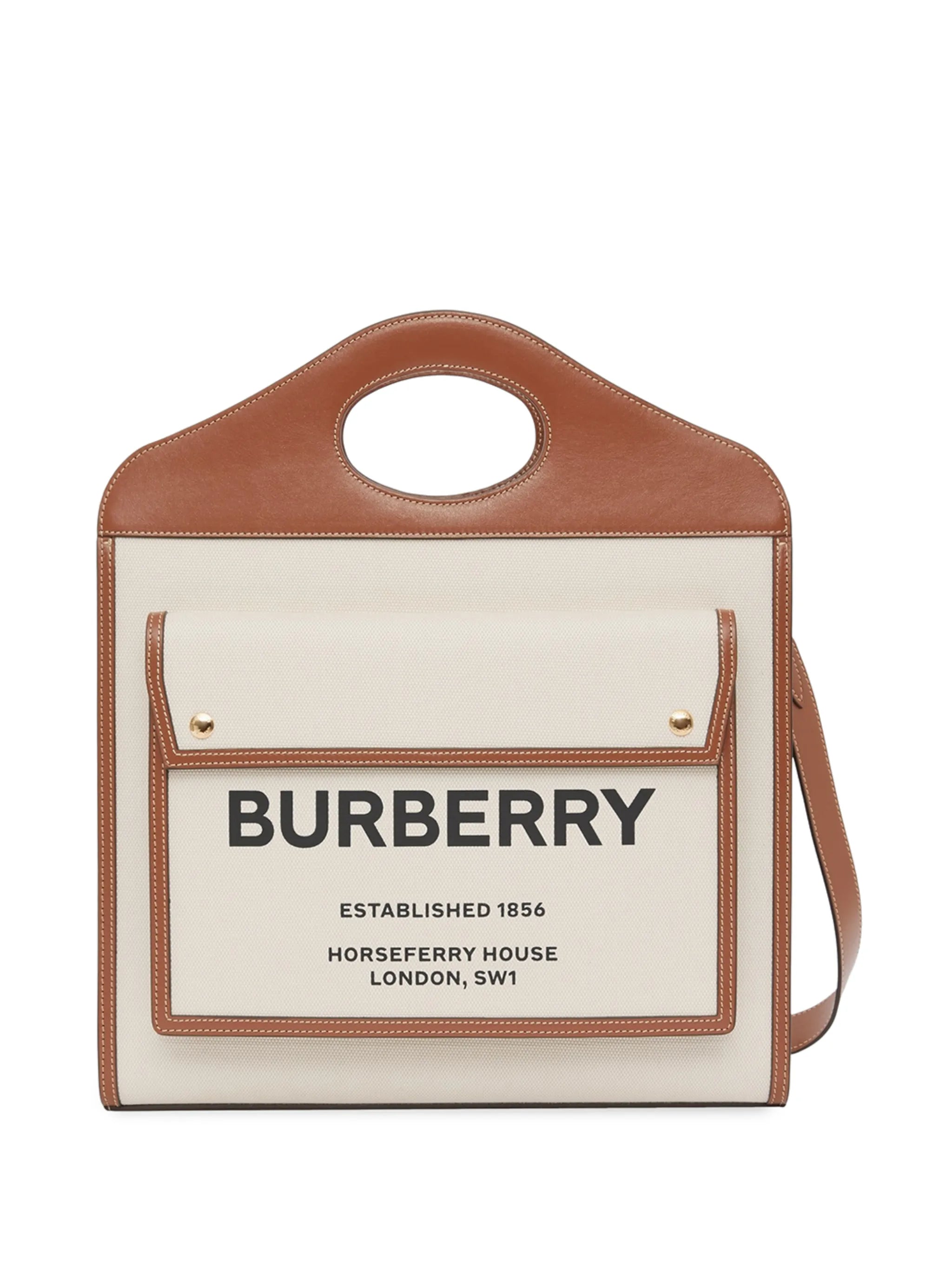 medium two-tone Pocket bag