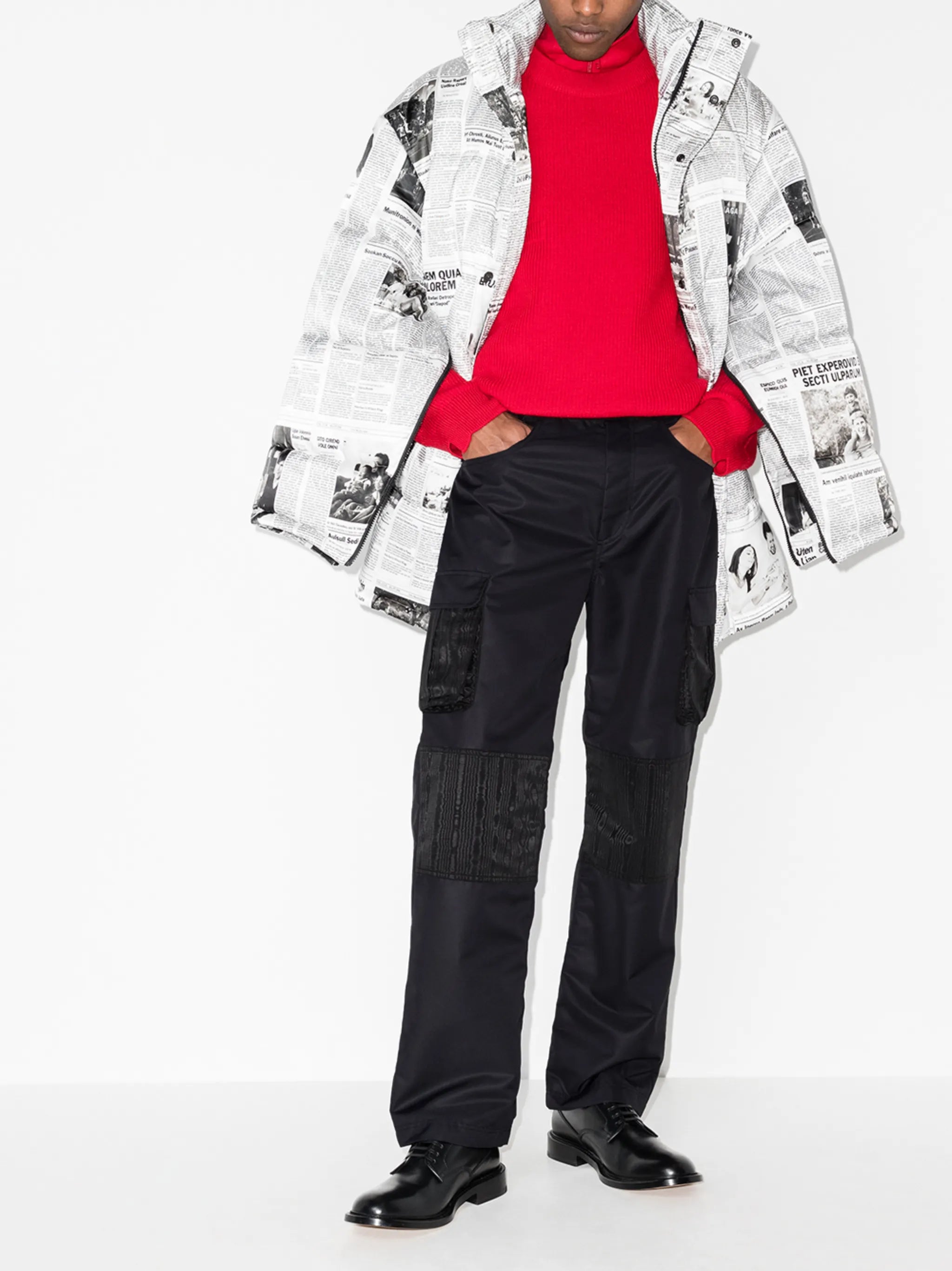 Survival straight-leg cargo trousers