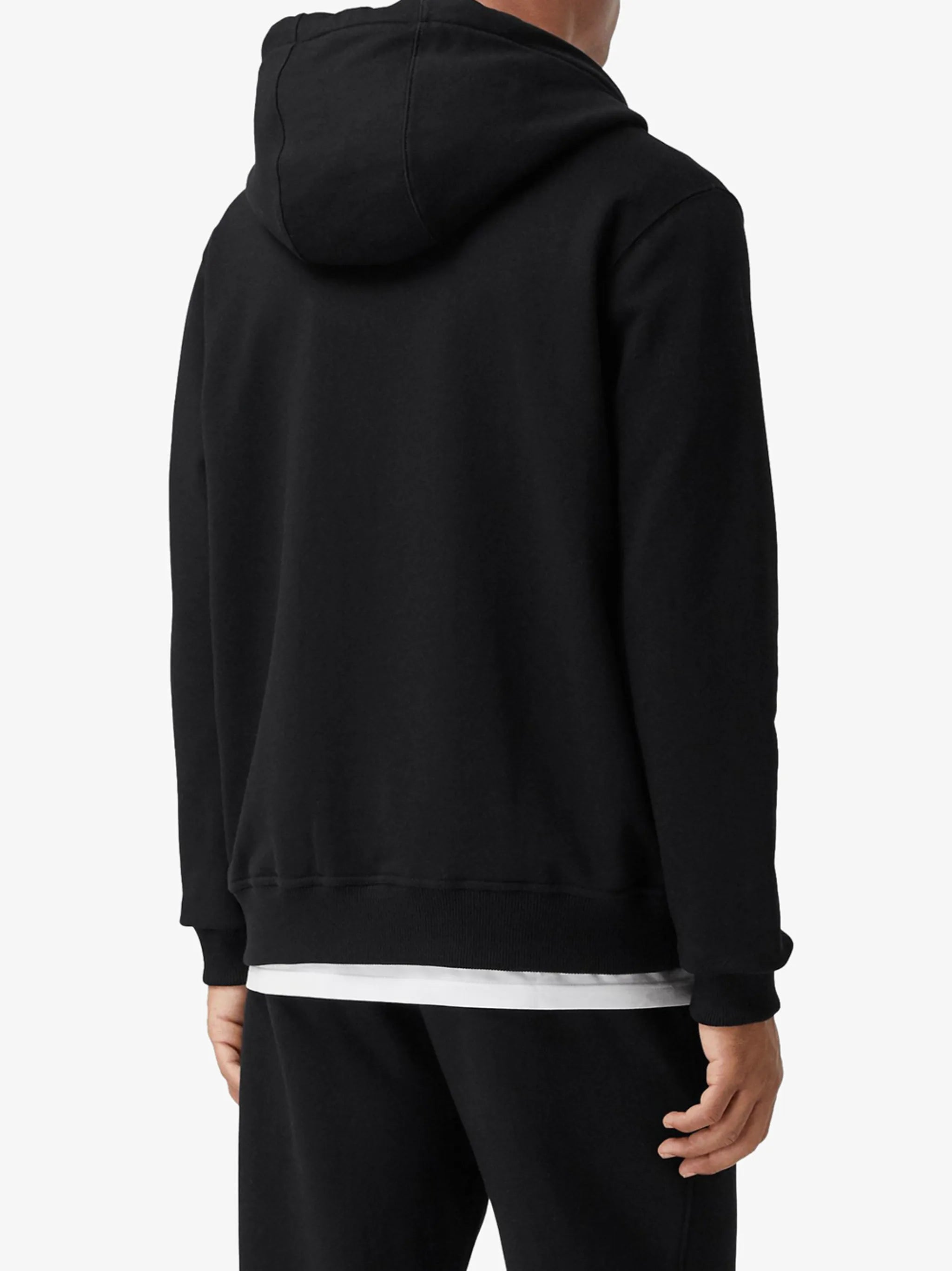 Icon Stripe zip-up hoodie