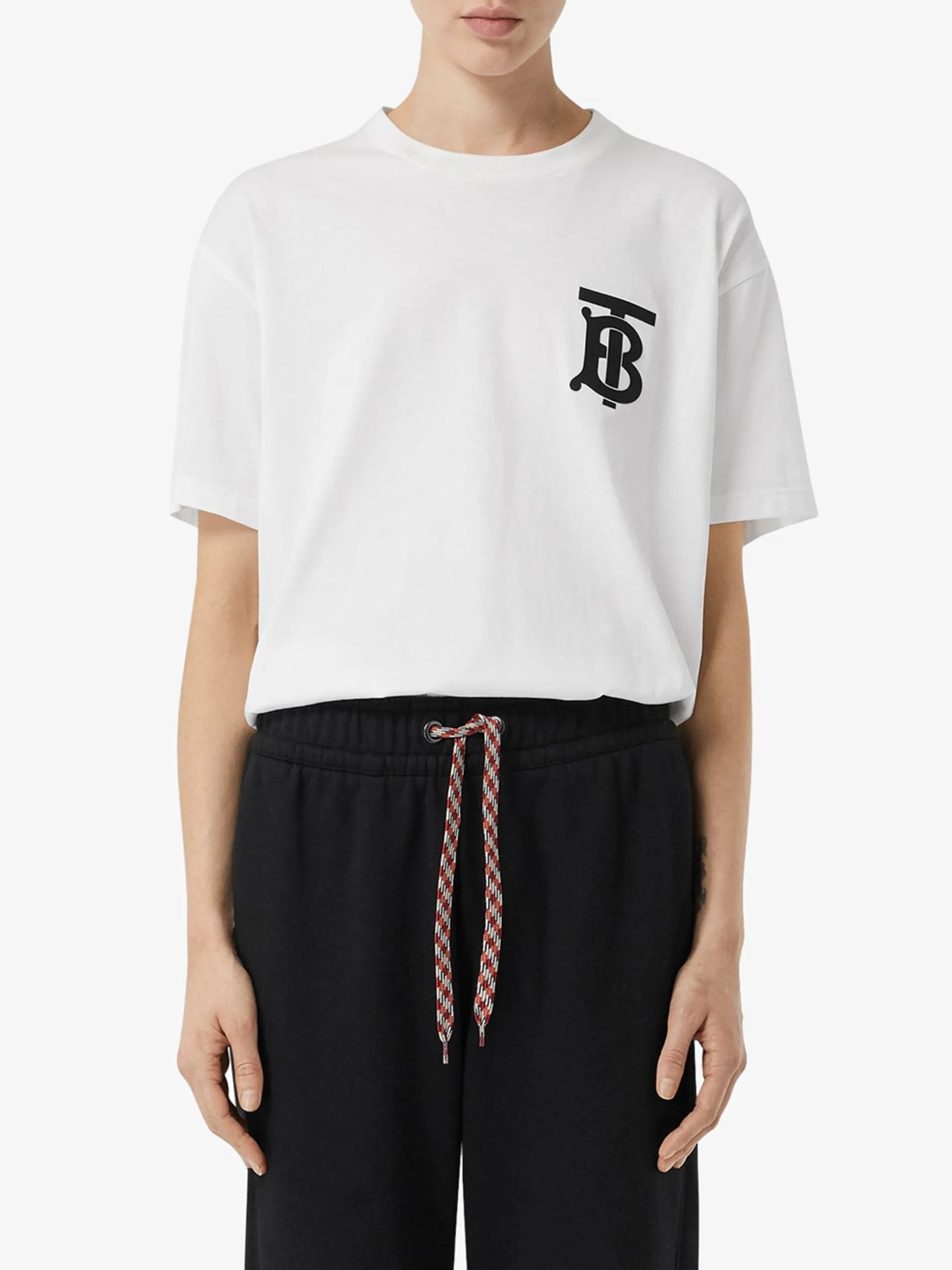 monogram-motif oversized T-shirt