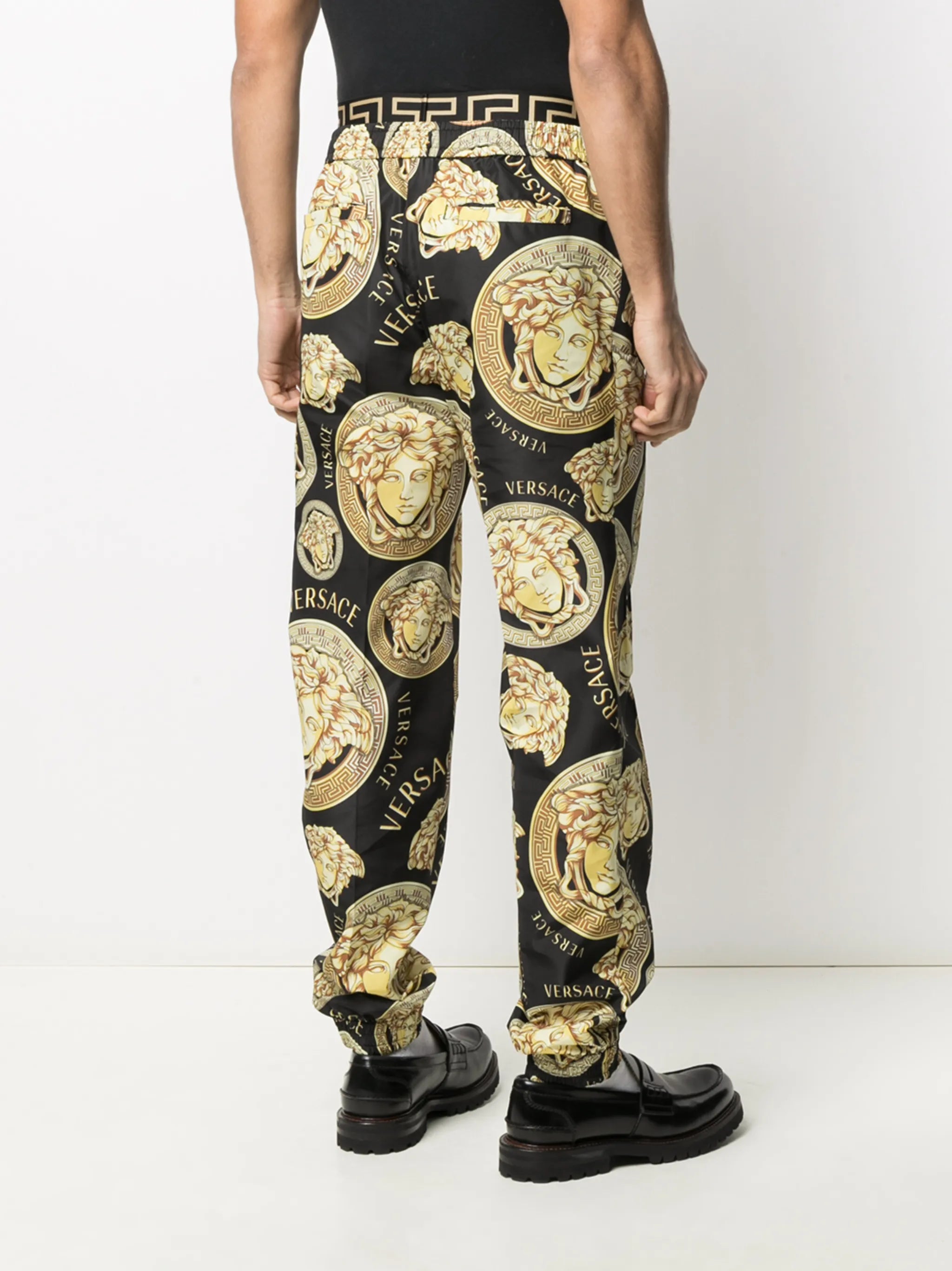 graphic-print track pants