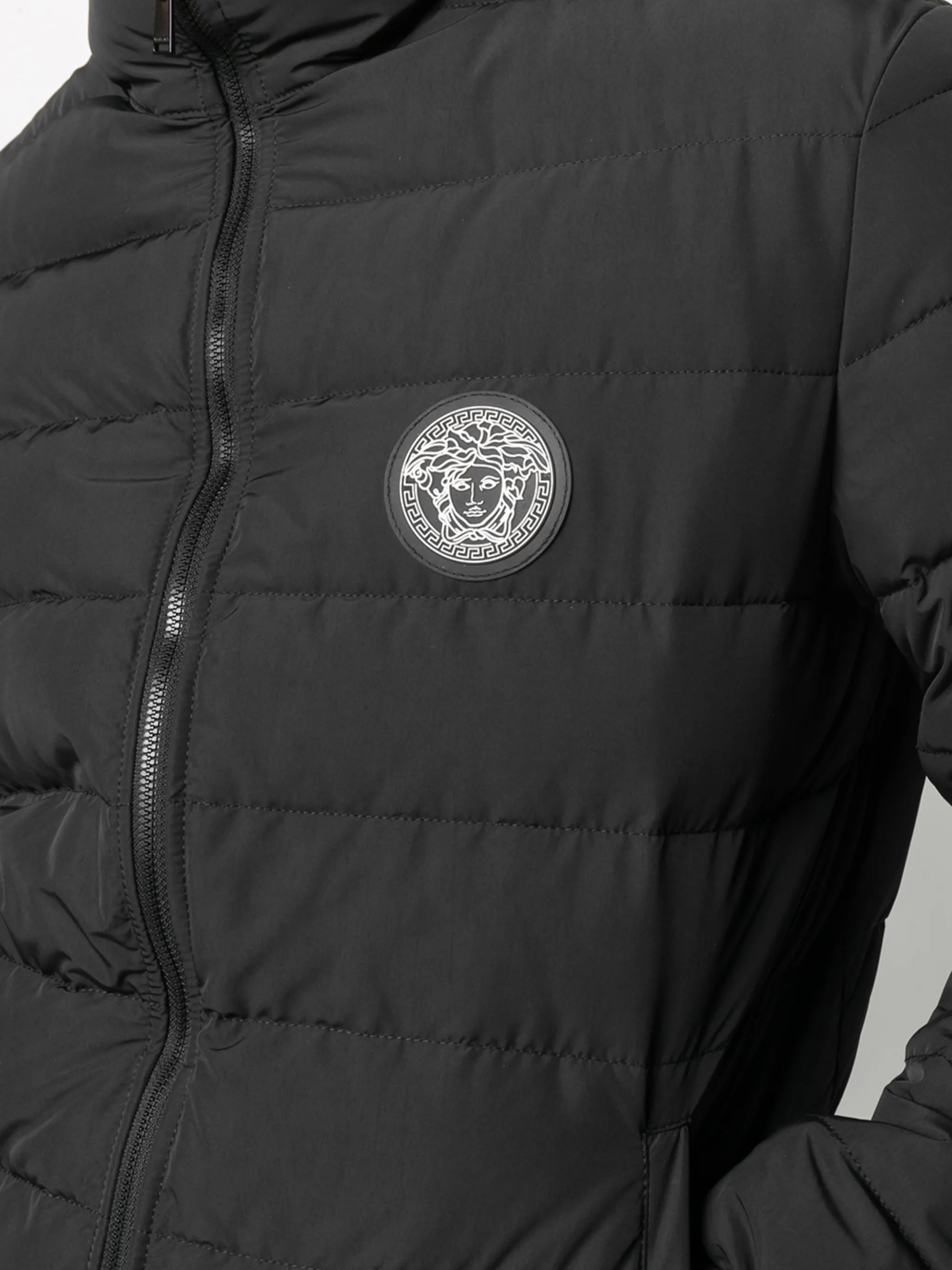 Medusa-head padded jacket