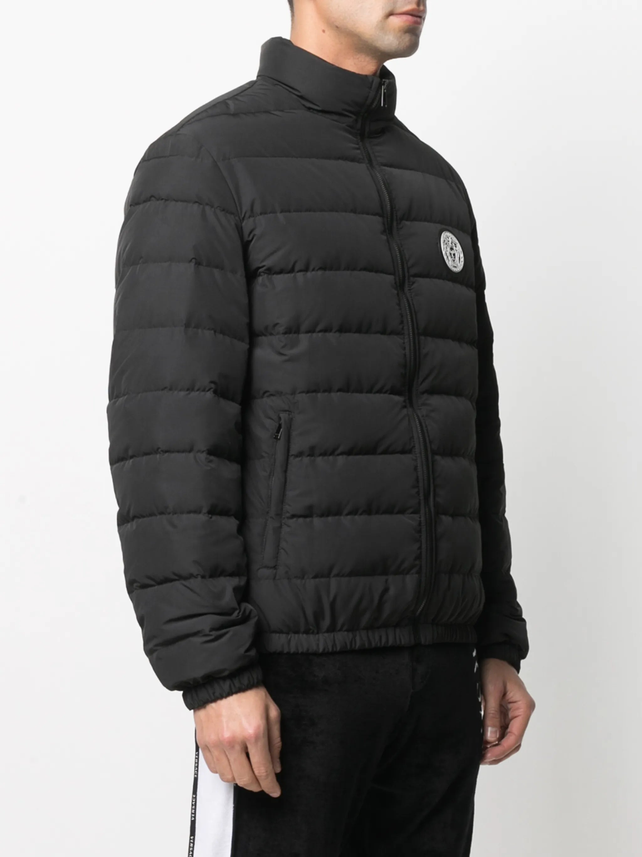Medusa-head padded jacket