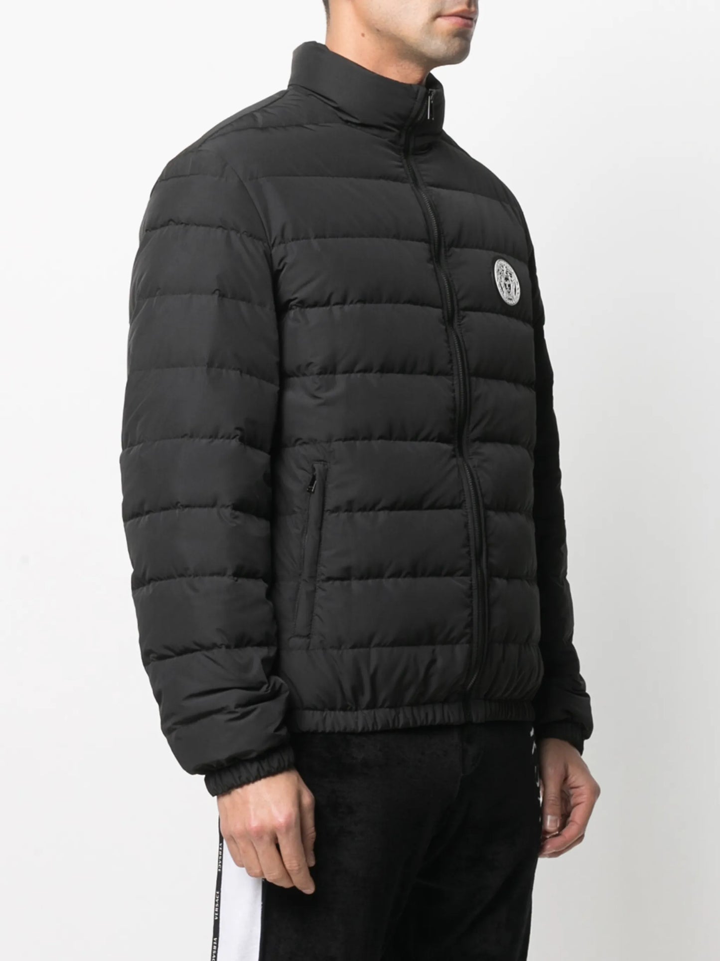 Medusa-head padded jacket