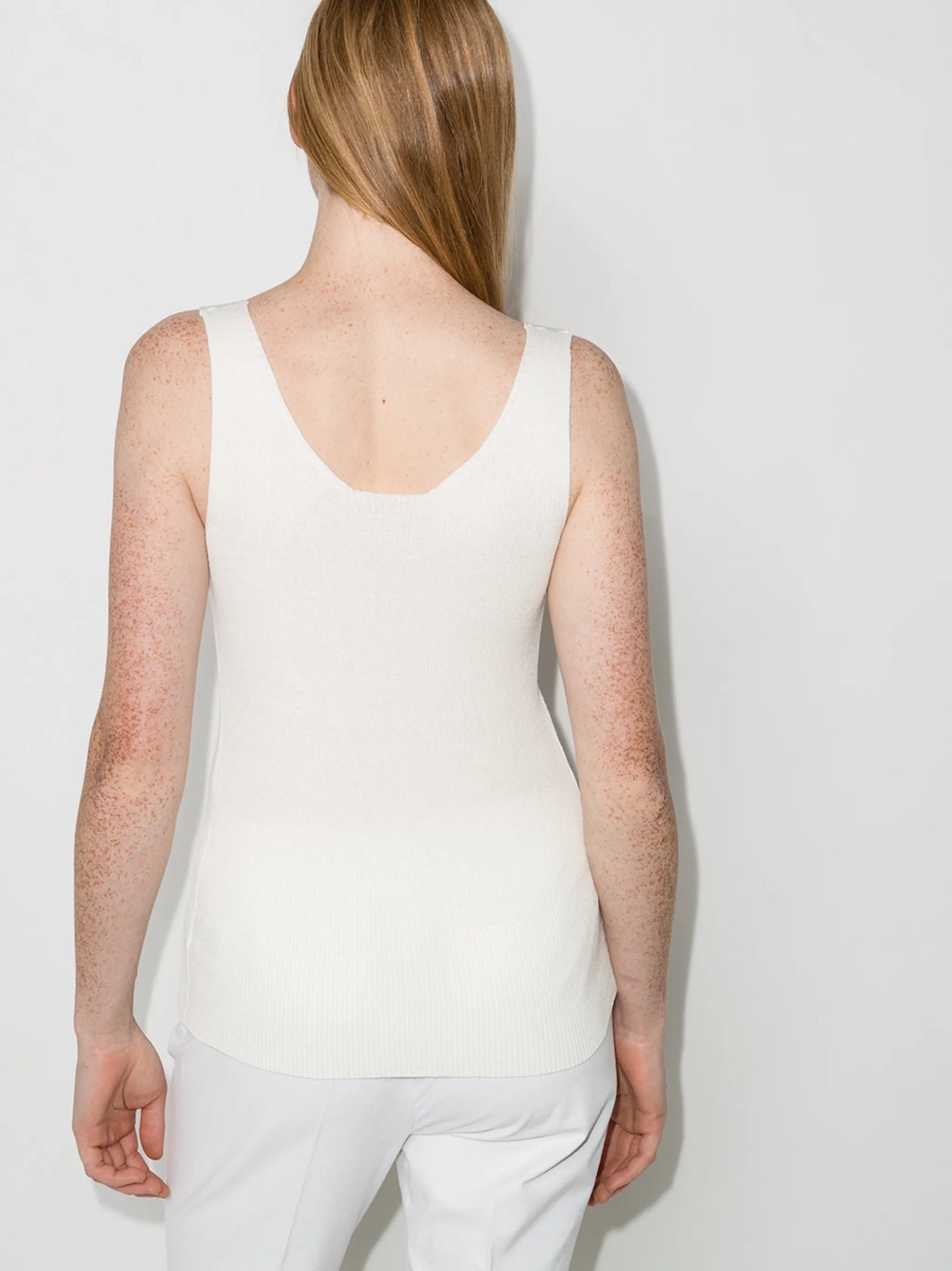 long ribbed tank top