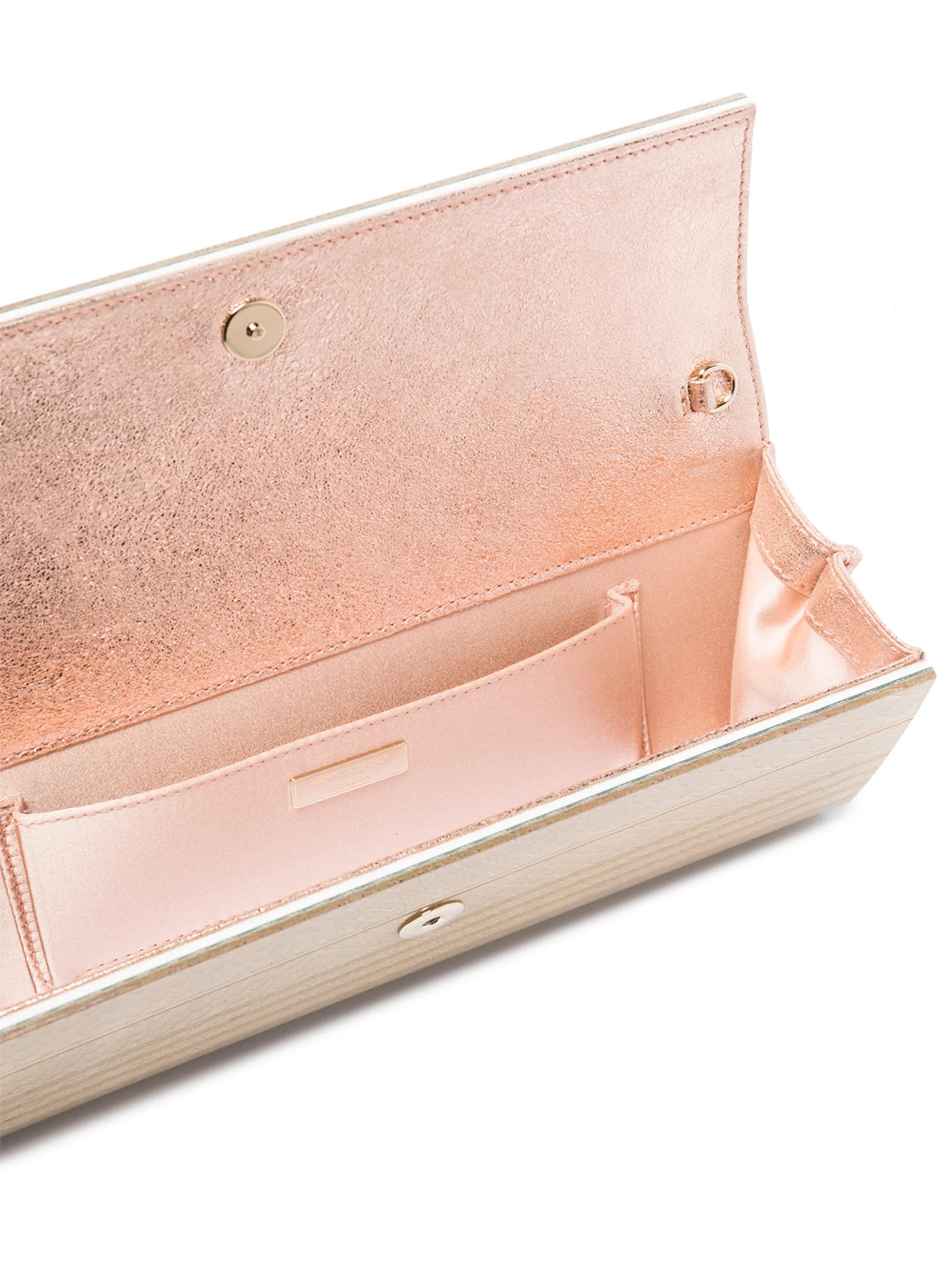 Sweetie lizard-effect clutch bag
