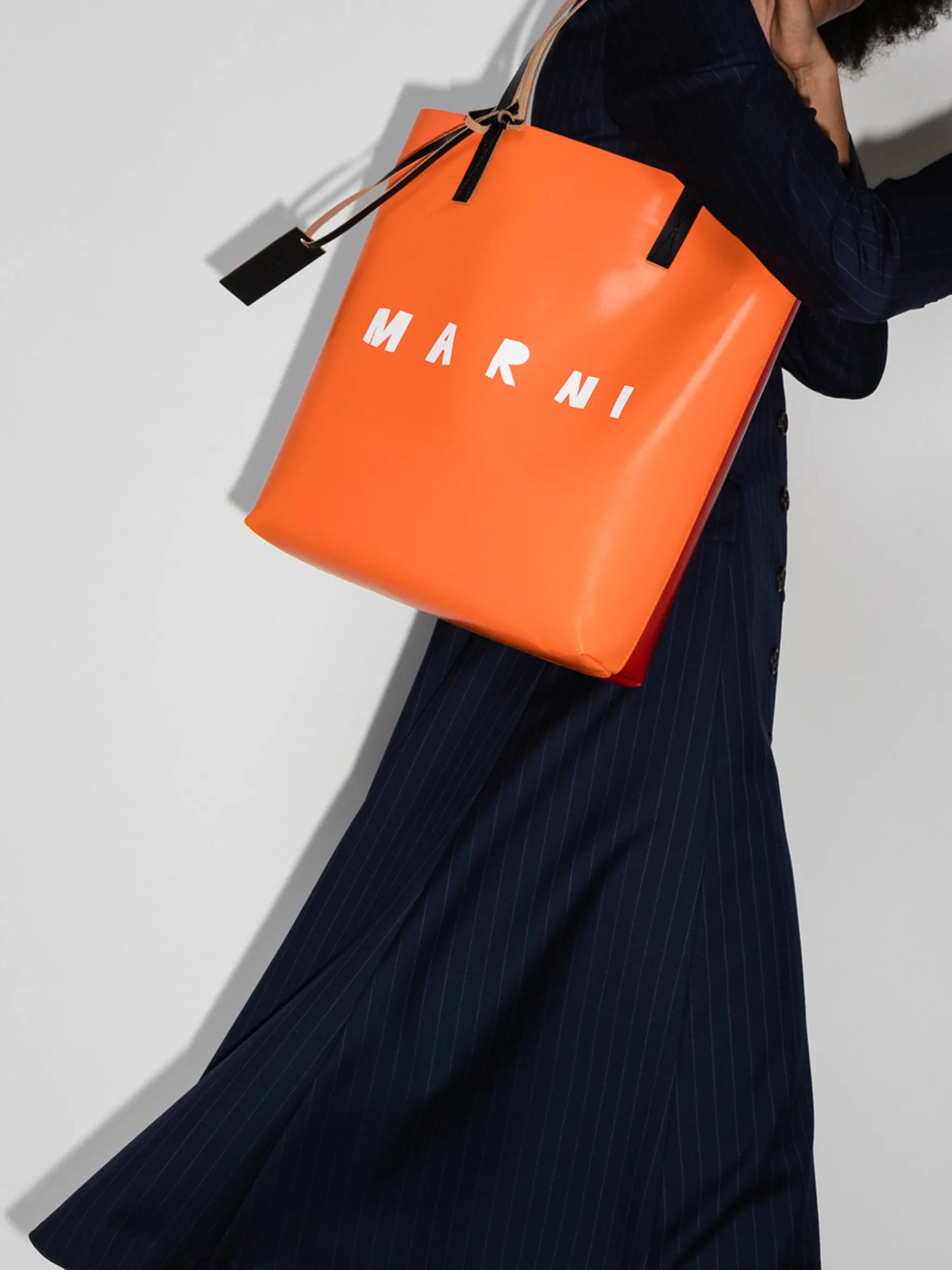 tonal logo-print tote bag