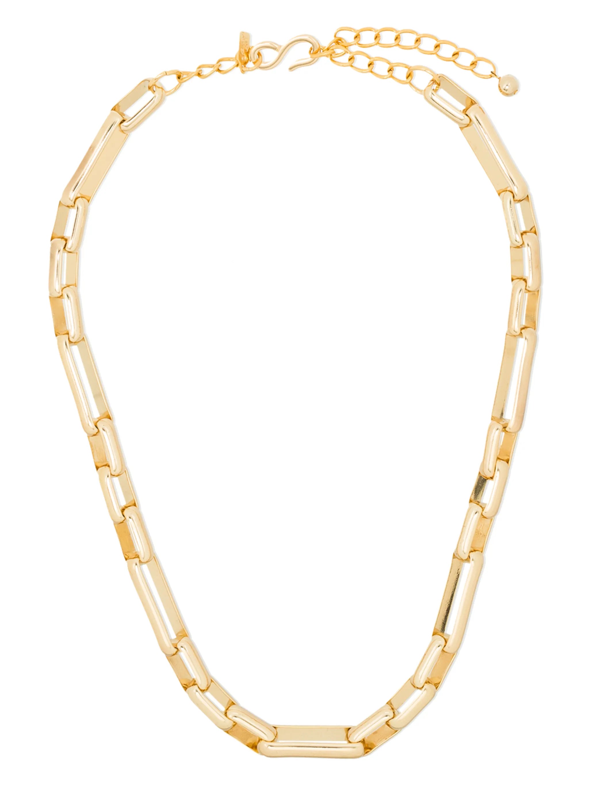 interlocking-links chain necklace