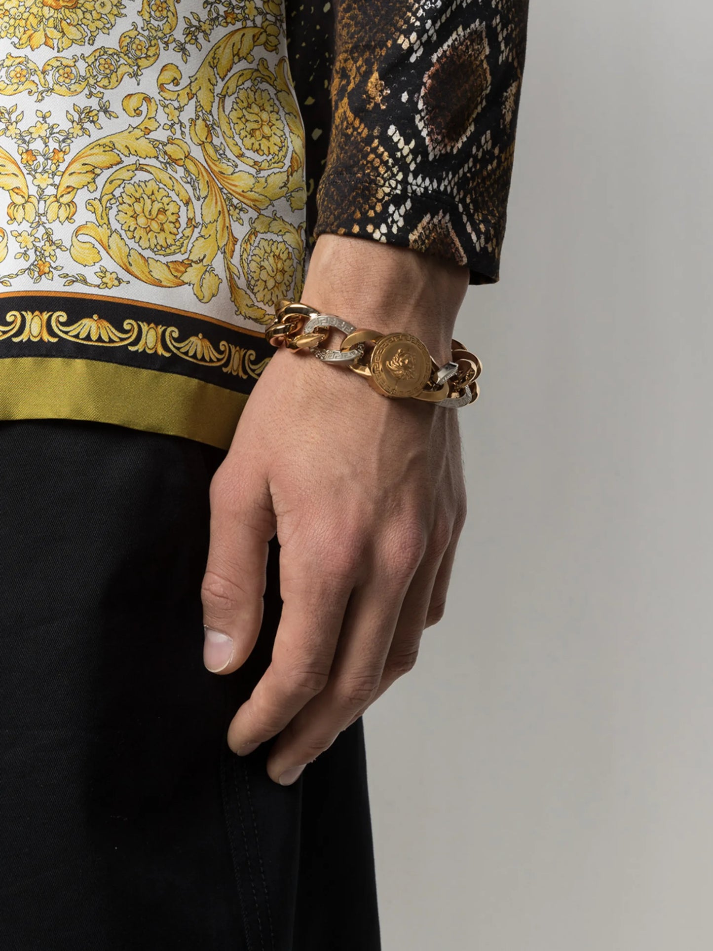 Medusa chain bracelet