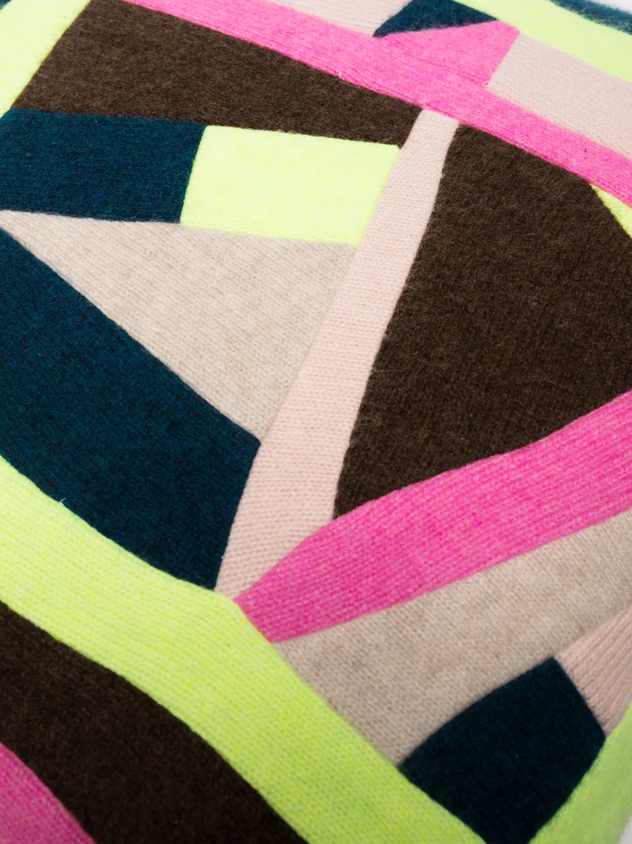 abstract pattern panel cushion