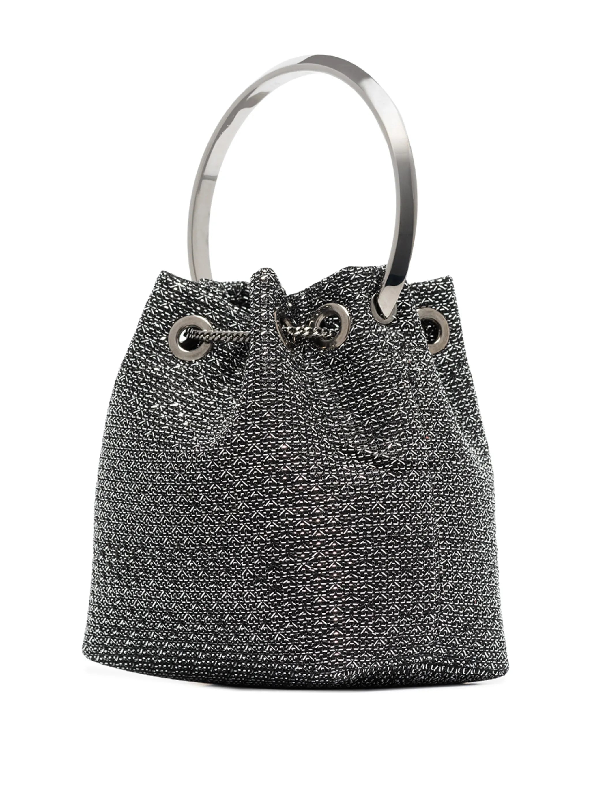 metallic Bon Bon mini bucket bag
