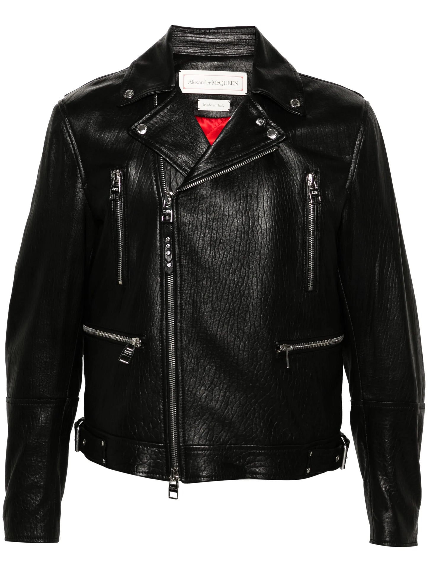 leather biker jacket