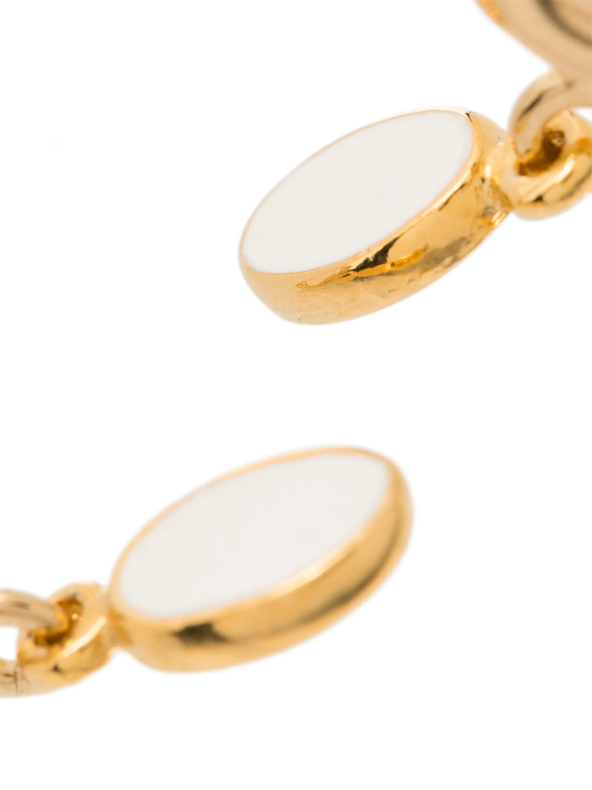 enamelled drop earrings