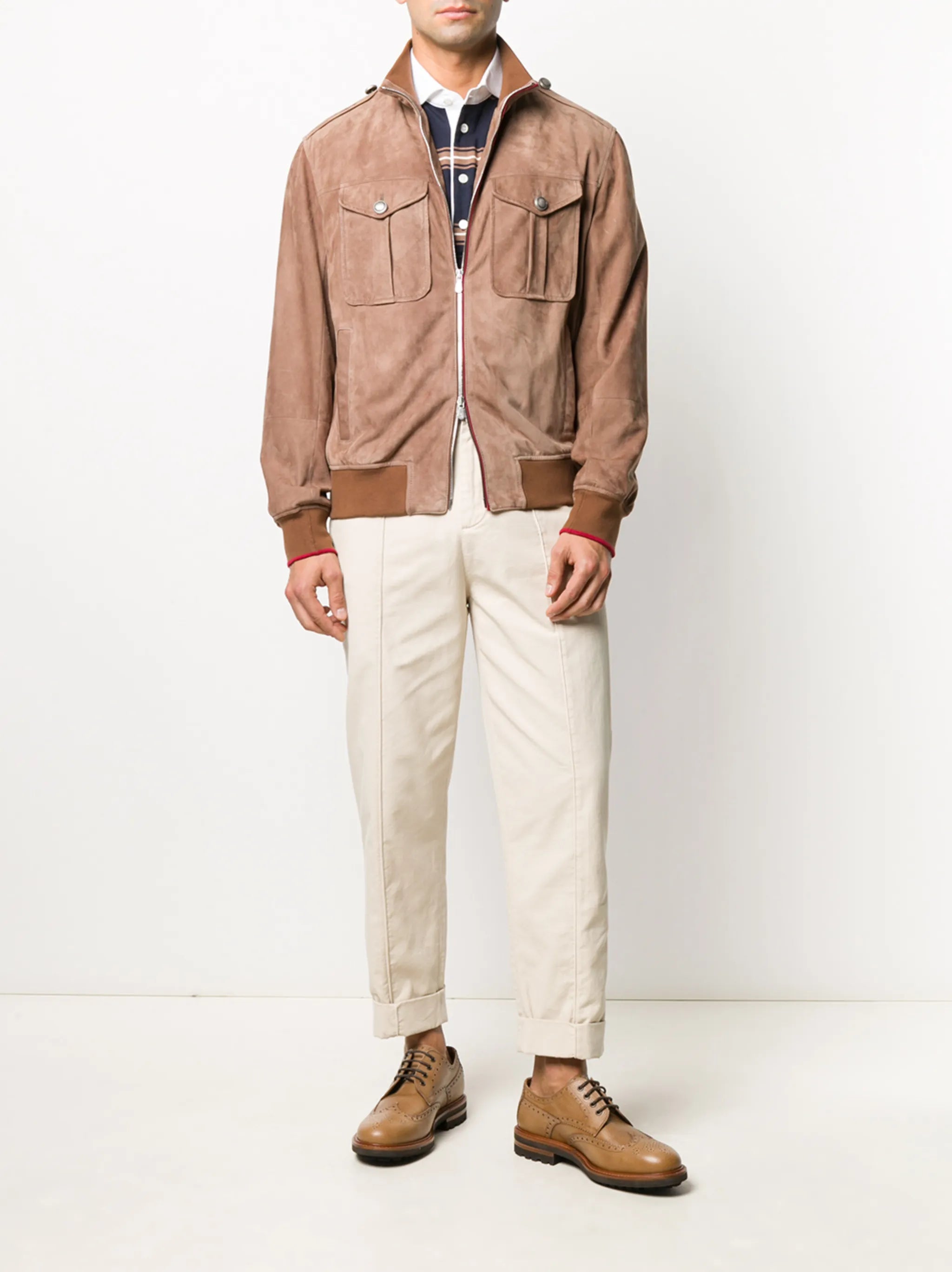 suede field jacket