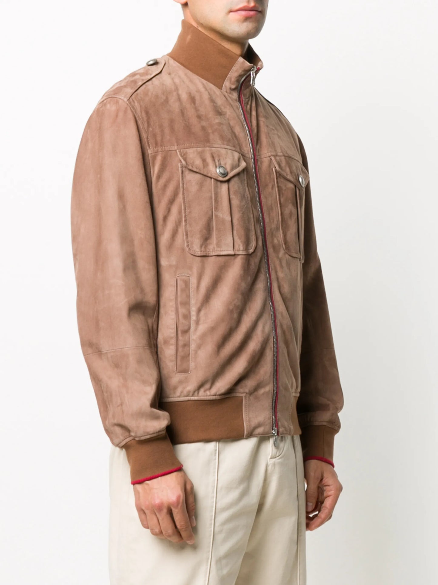 suede field jacket