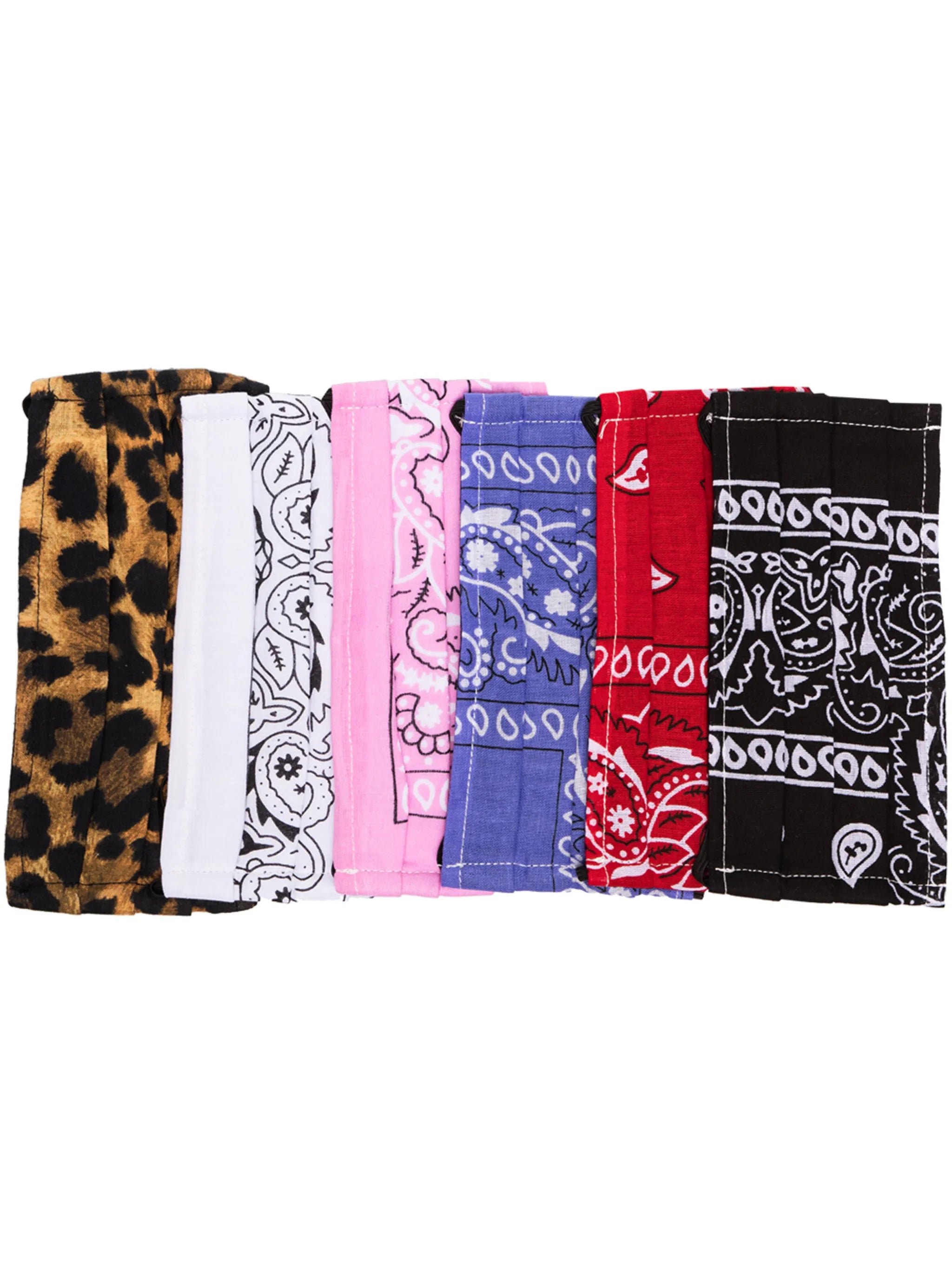 bandana-print face masks (pack of 6)