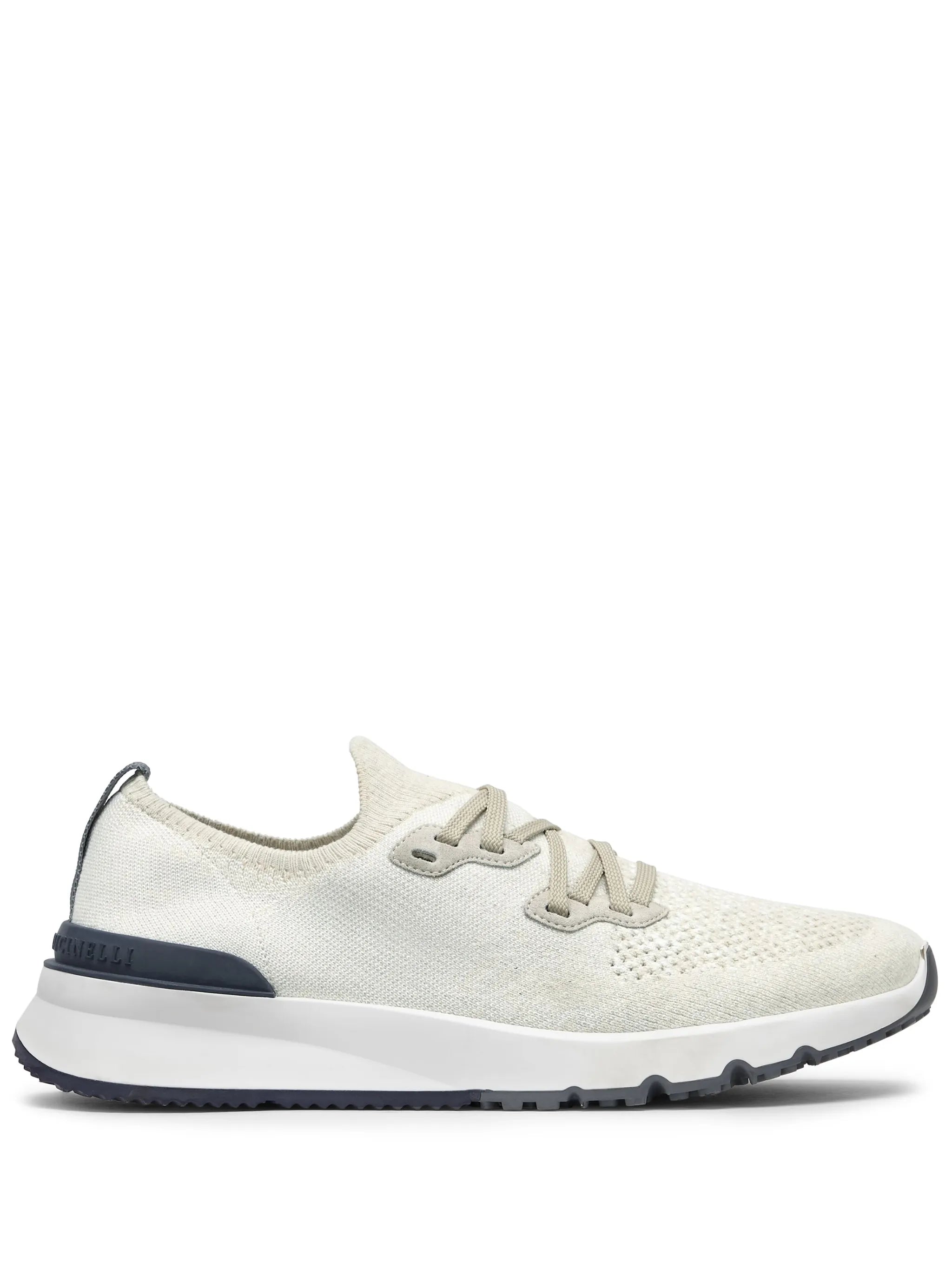 perforated-detail low-top sneakers
