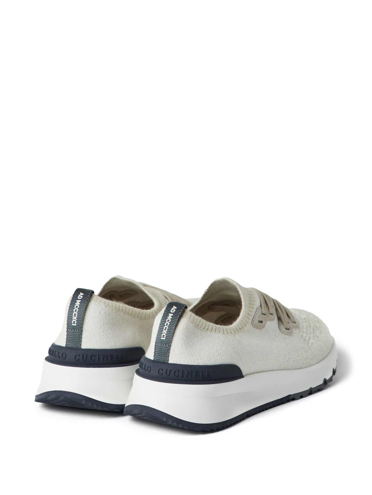 perforated-detail low-top sneakers