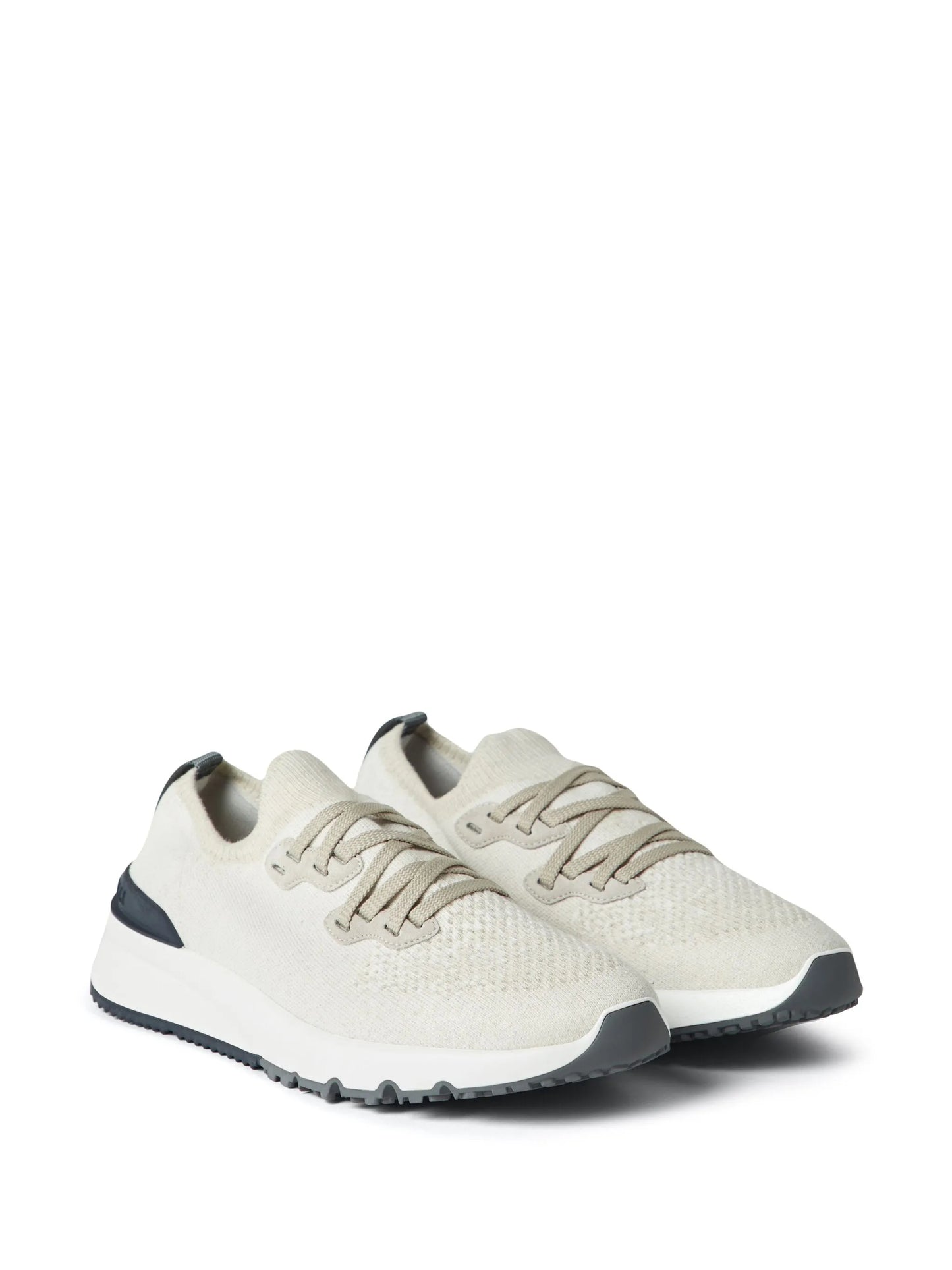 perforated-detail low-top sneakers