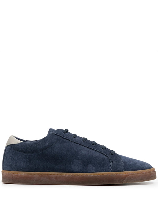 suede low-top sneakers