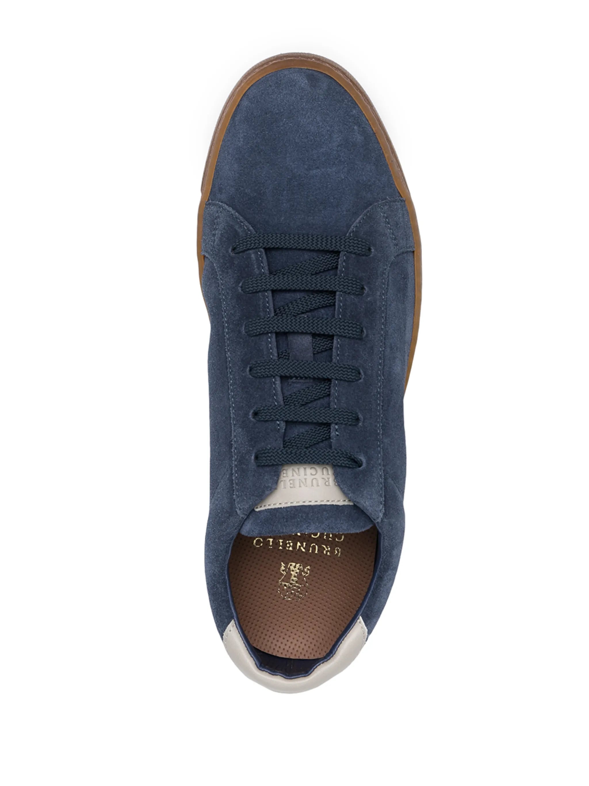 suede low-top sneakers
