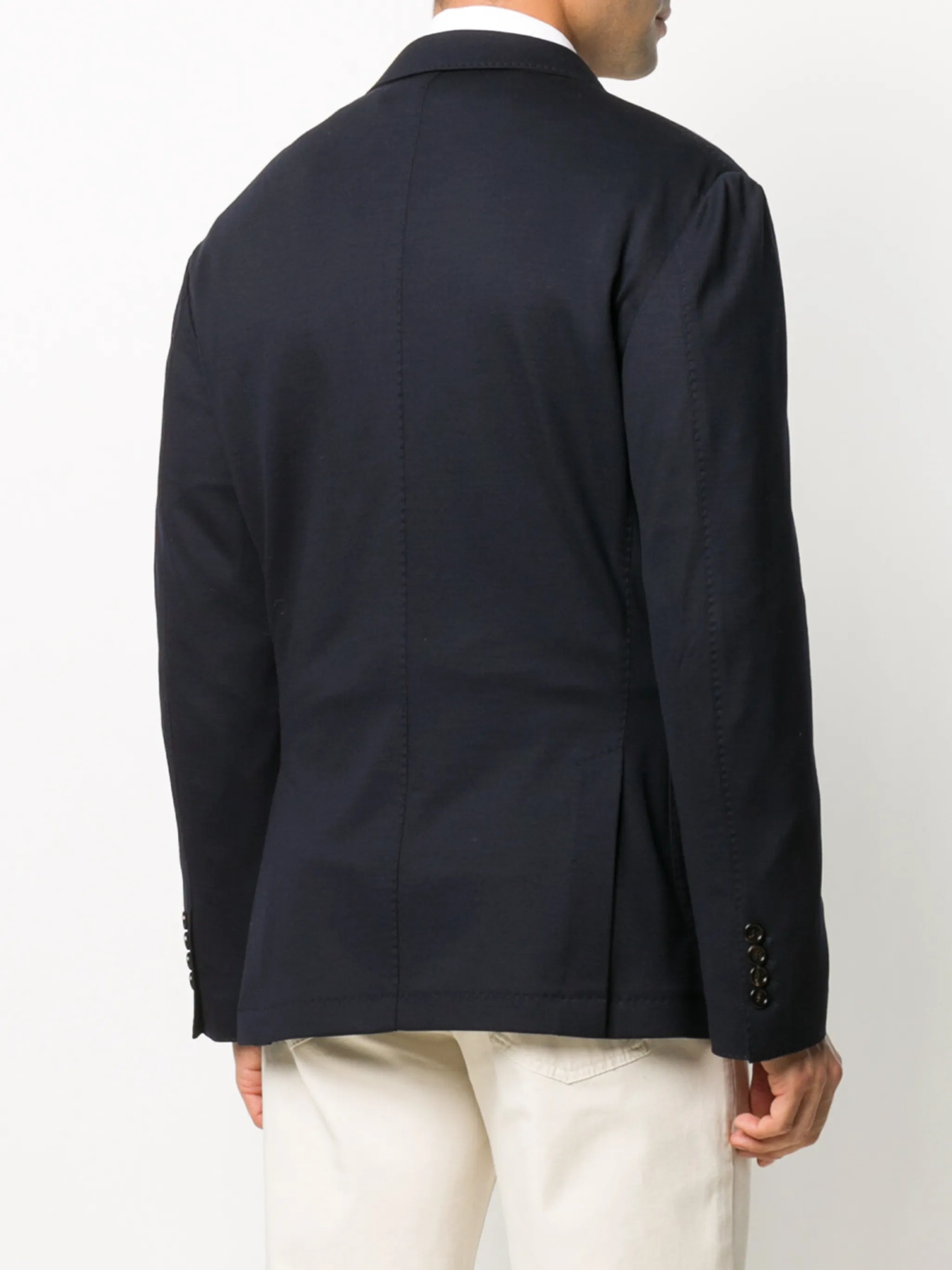 single-breasted fitted blazer