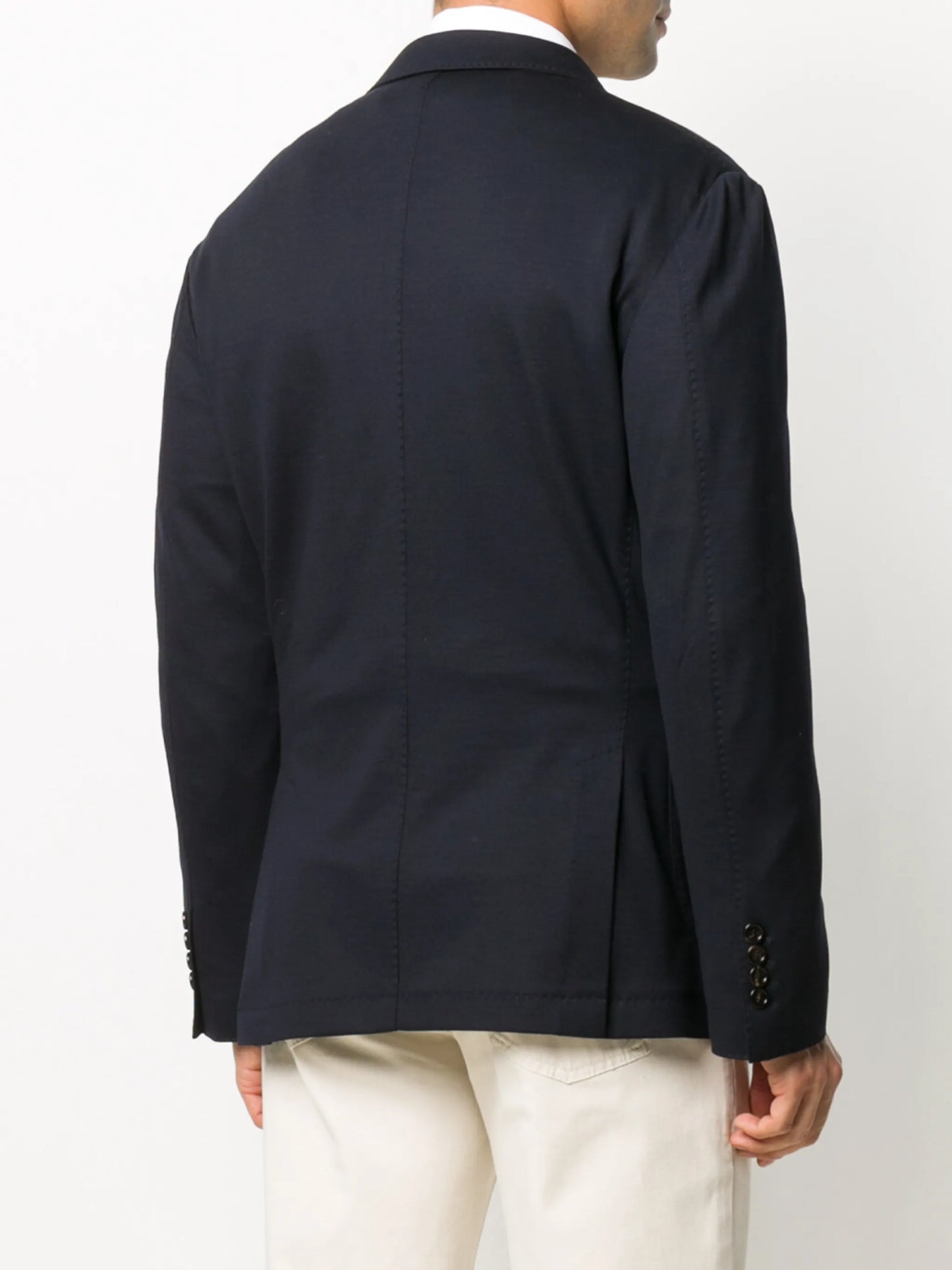 single-breasted fitted blazer