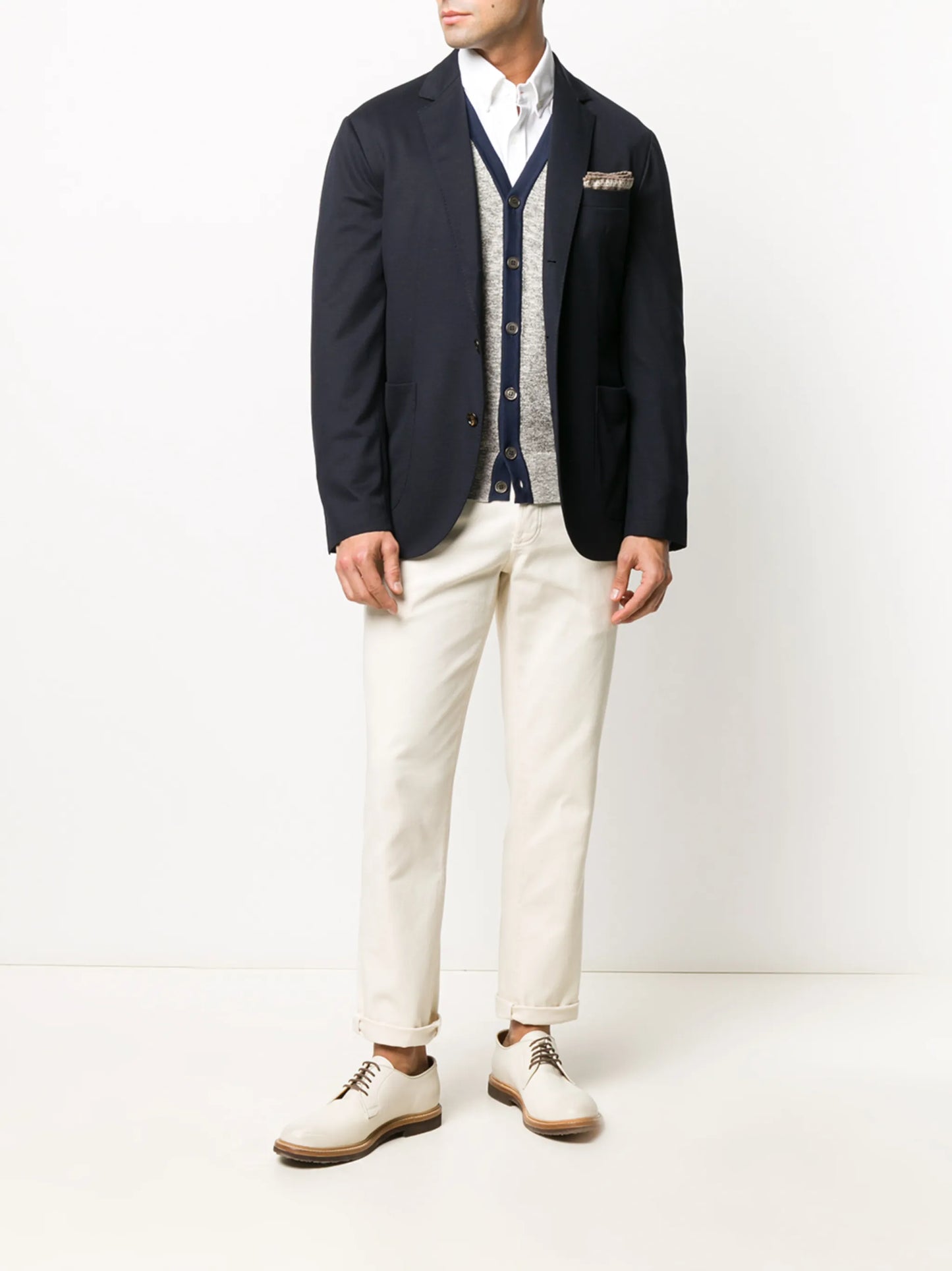single-breasted fitted blazer