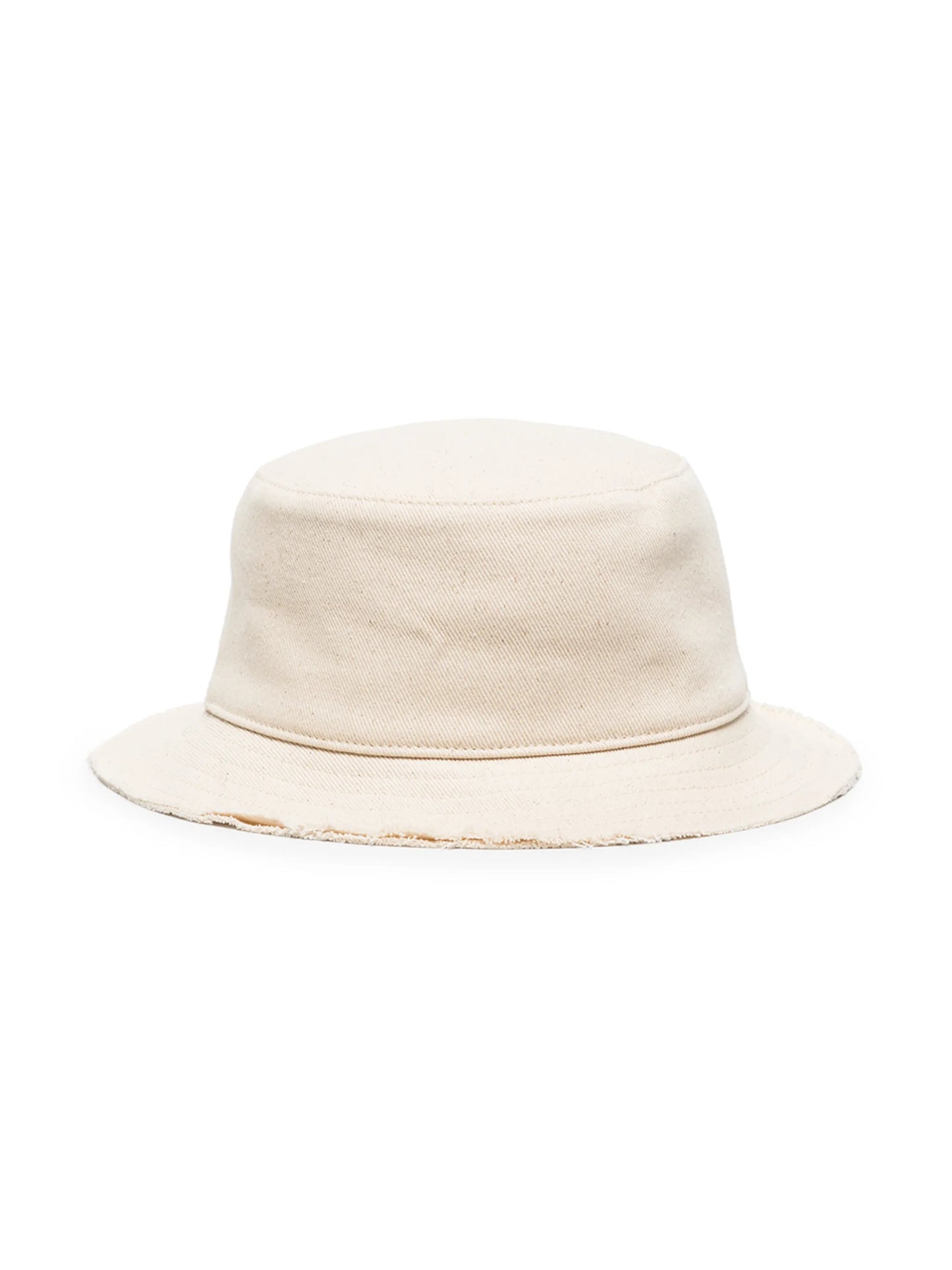 wide-brim bucket hat
