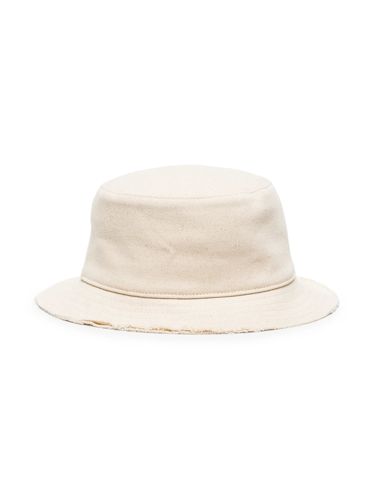 wide-brim bucket hat