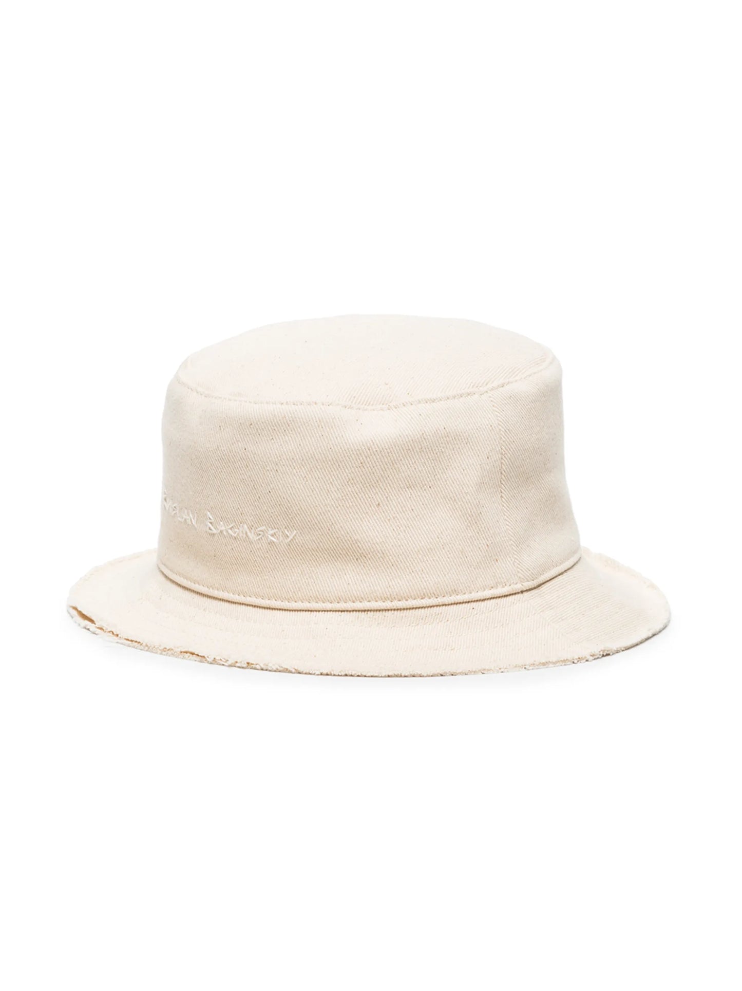 wide-brim bucket hat