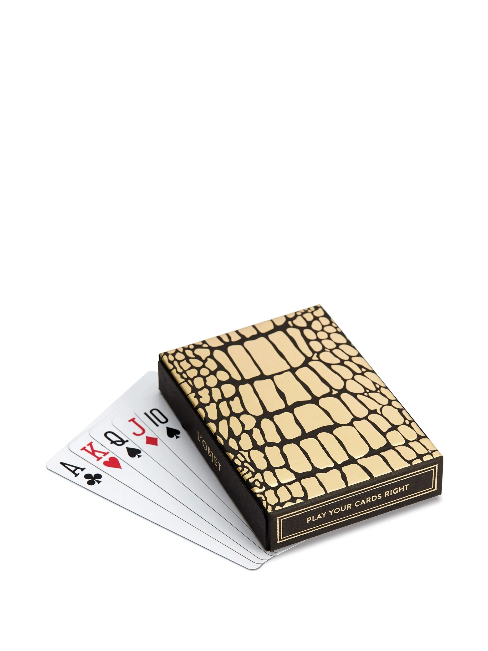 Crocodile Box playing cards set