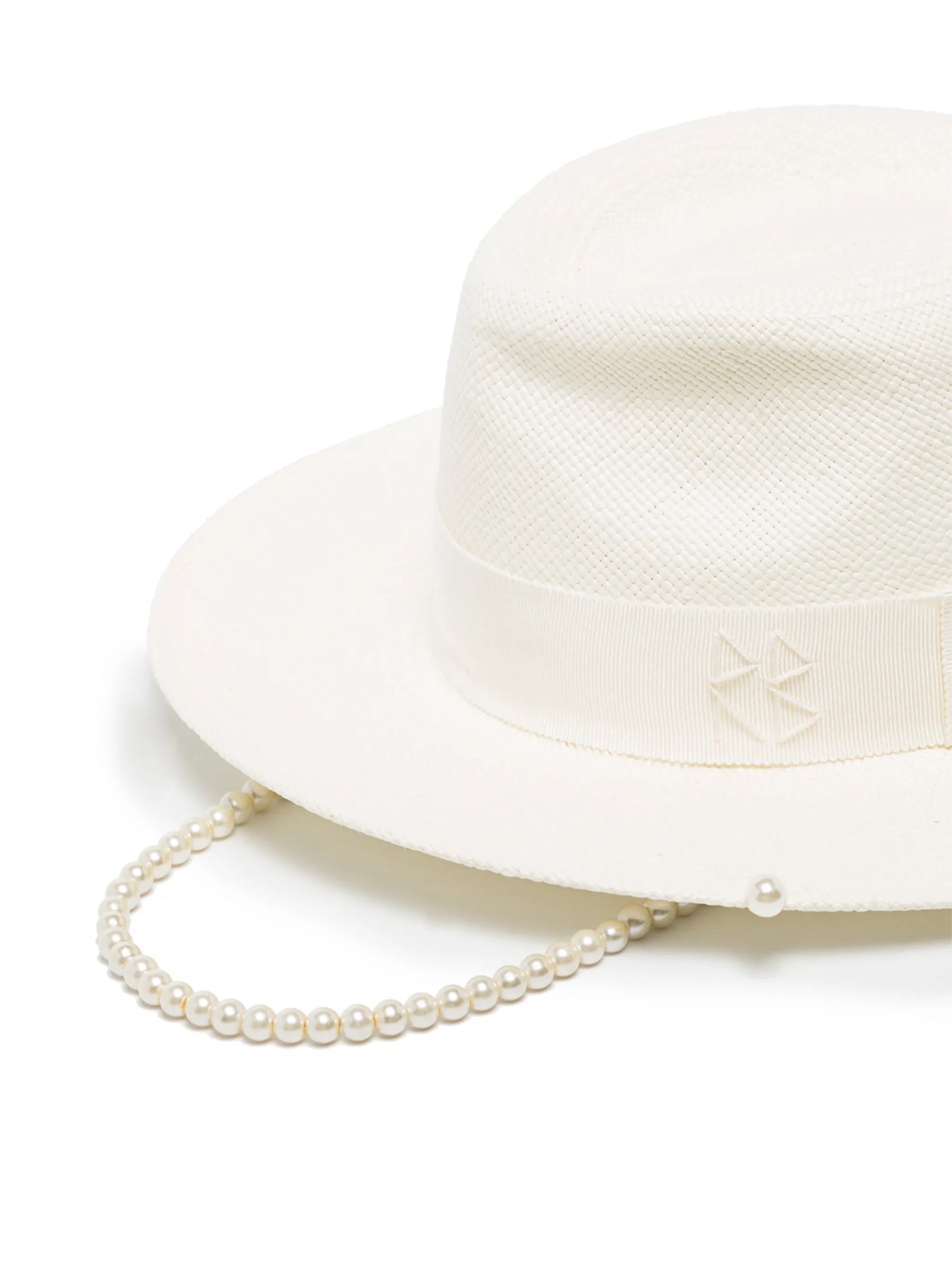 pearl strap fedora hat