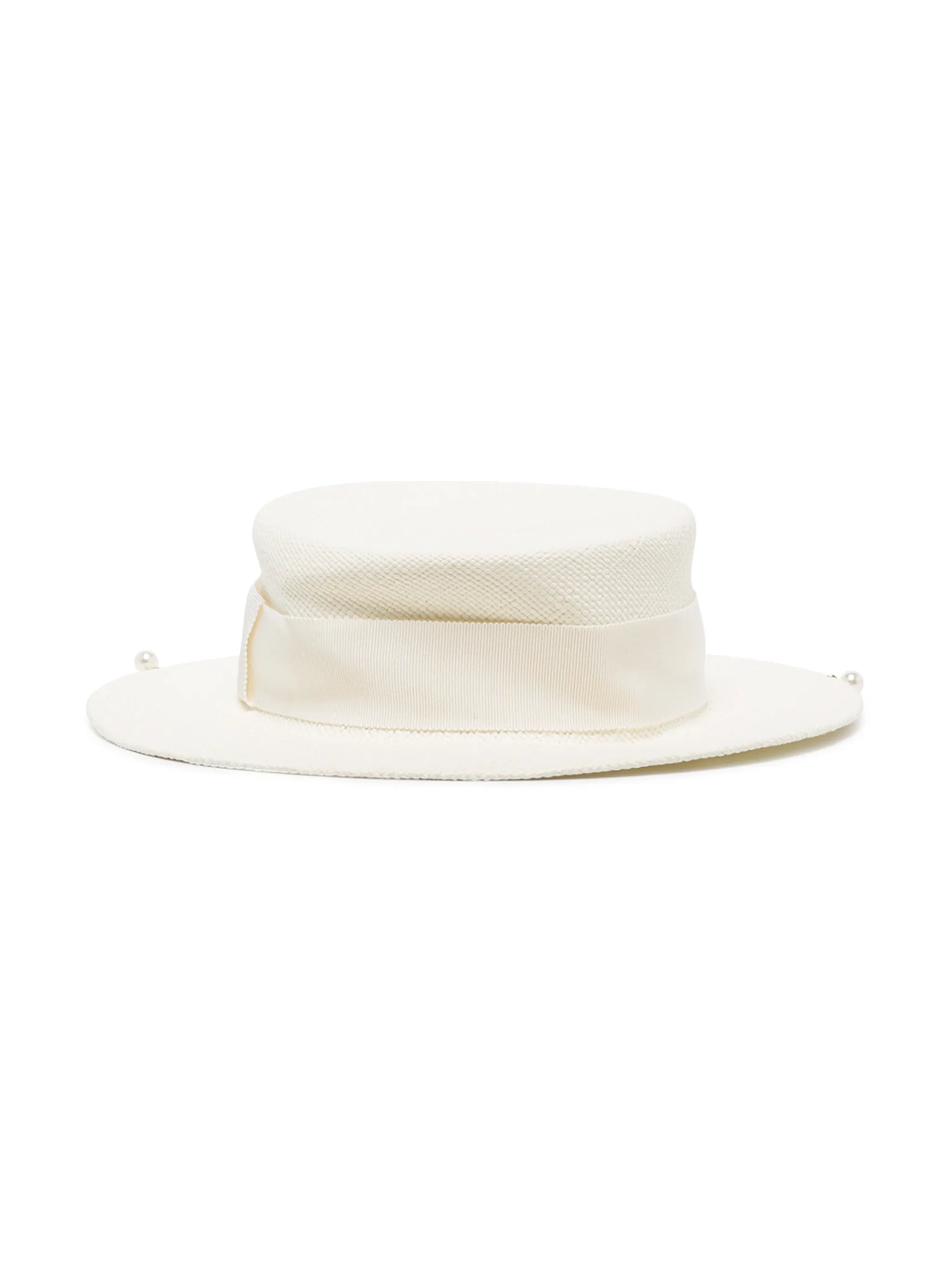 chain strap boater hat