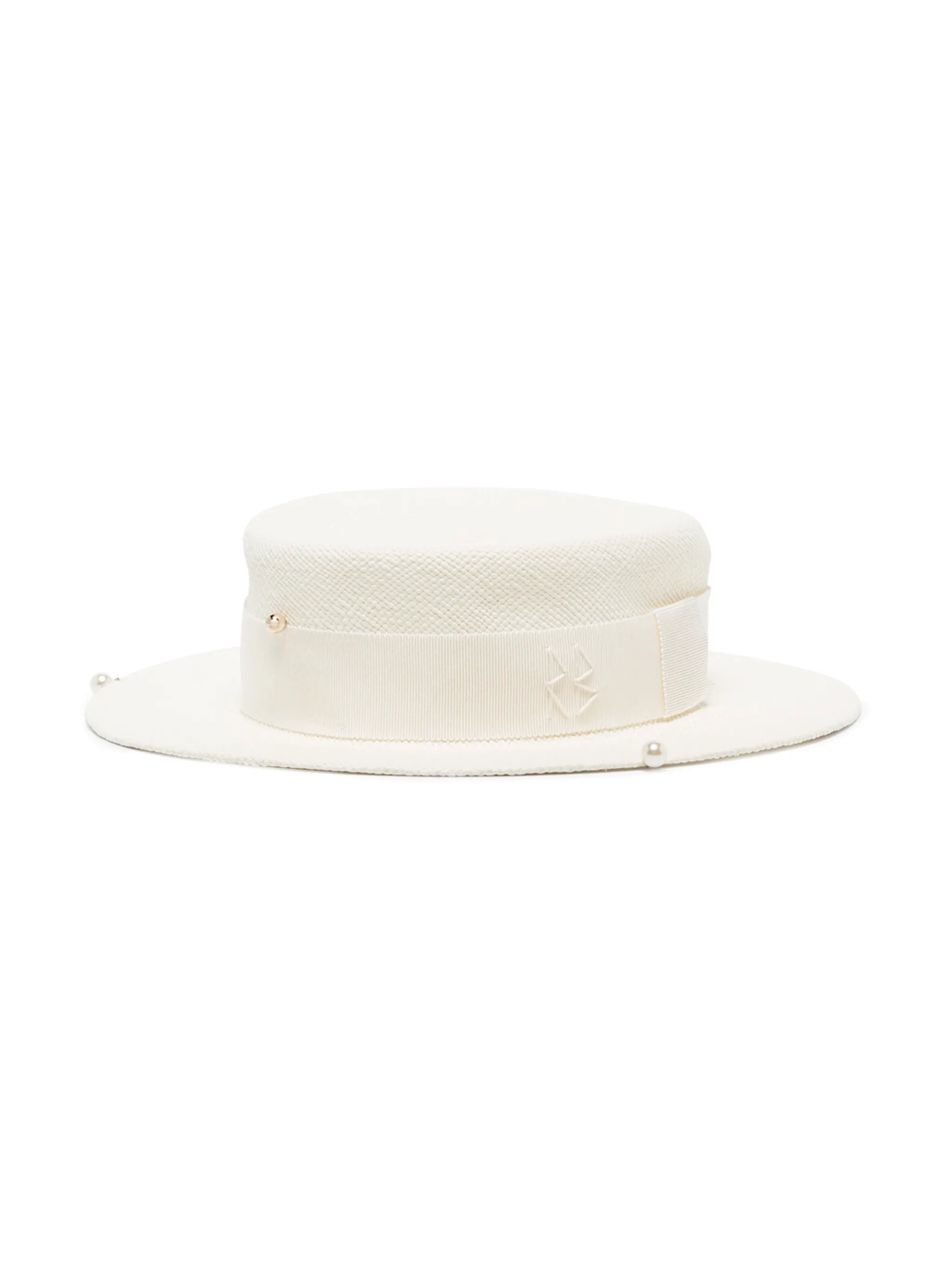 chain strap boater hat