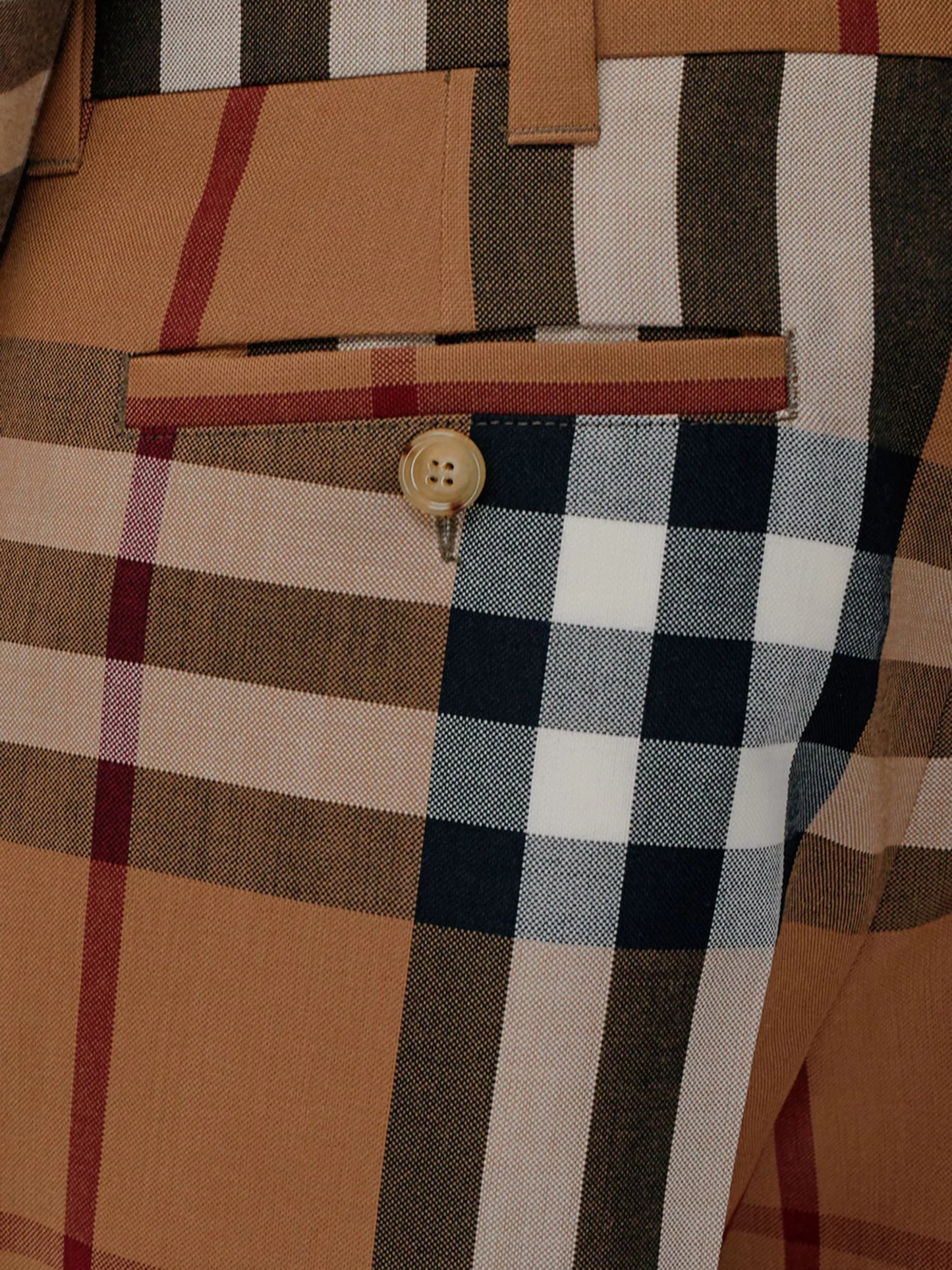 House Check tailored trousers