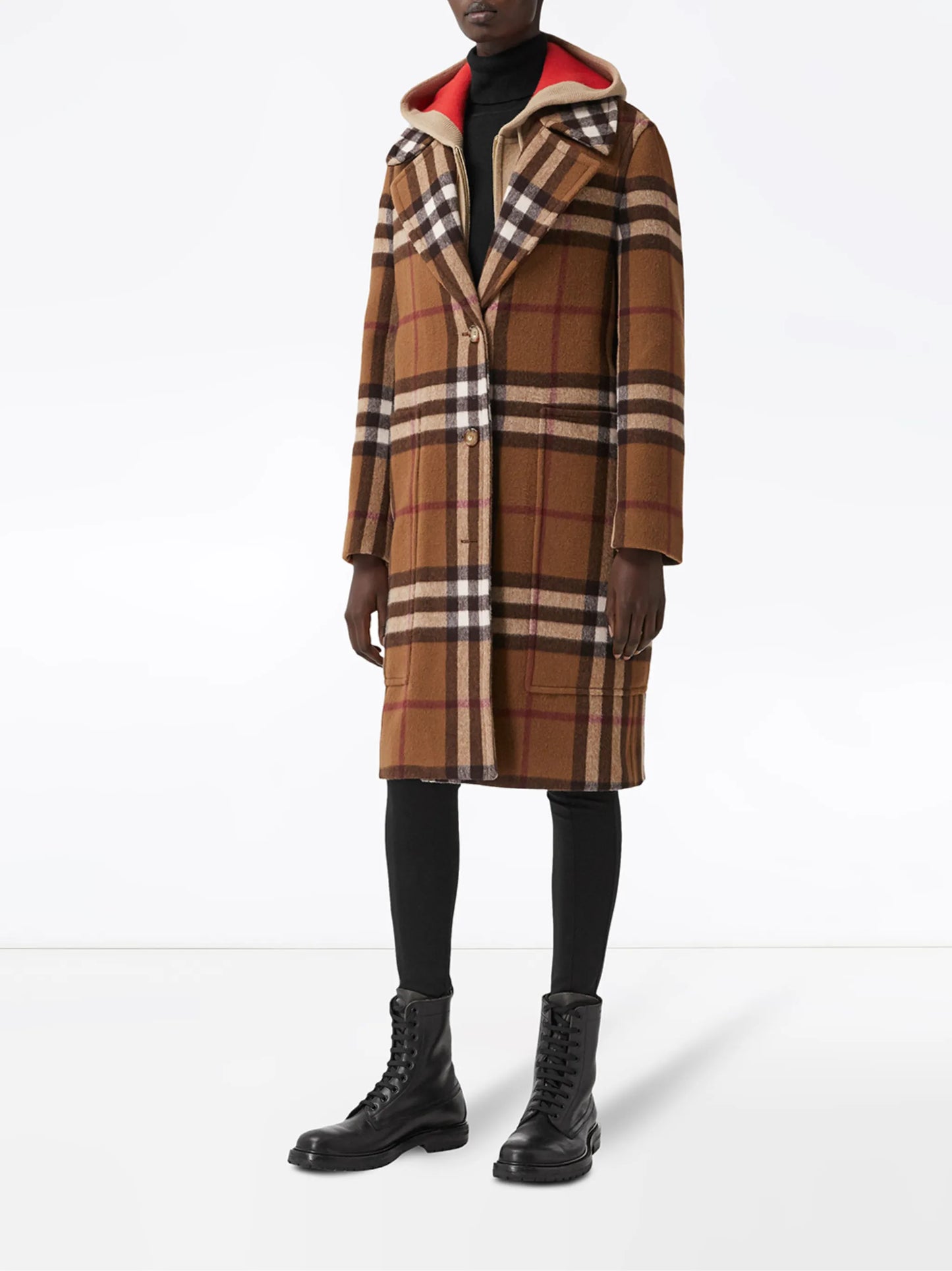 check tailored coat