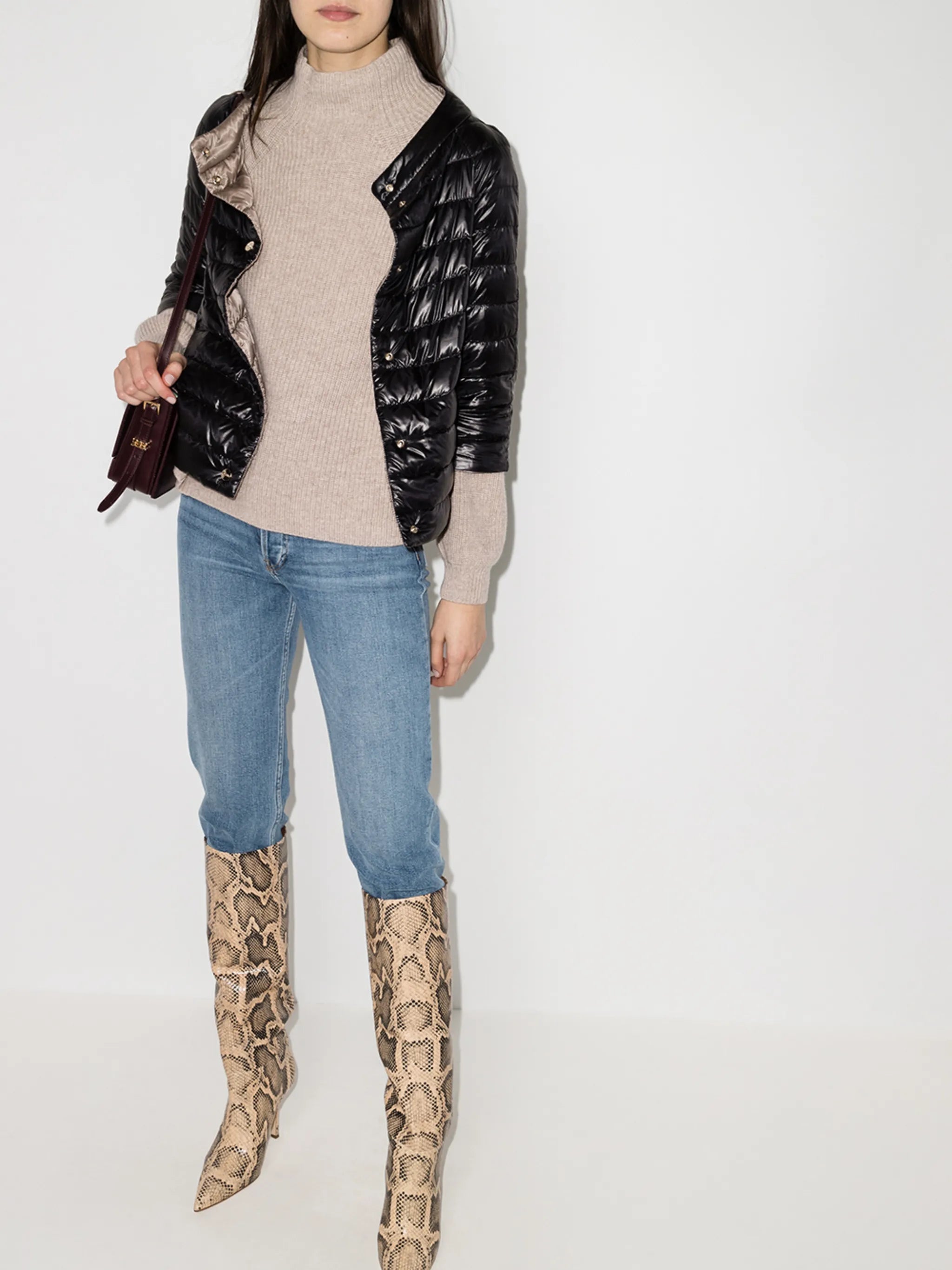 reversible padded jacket