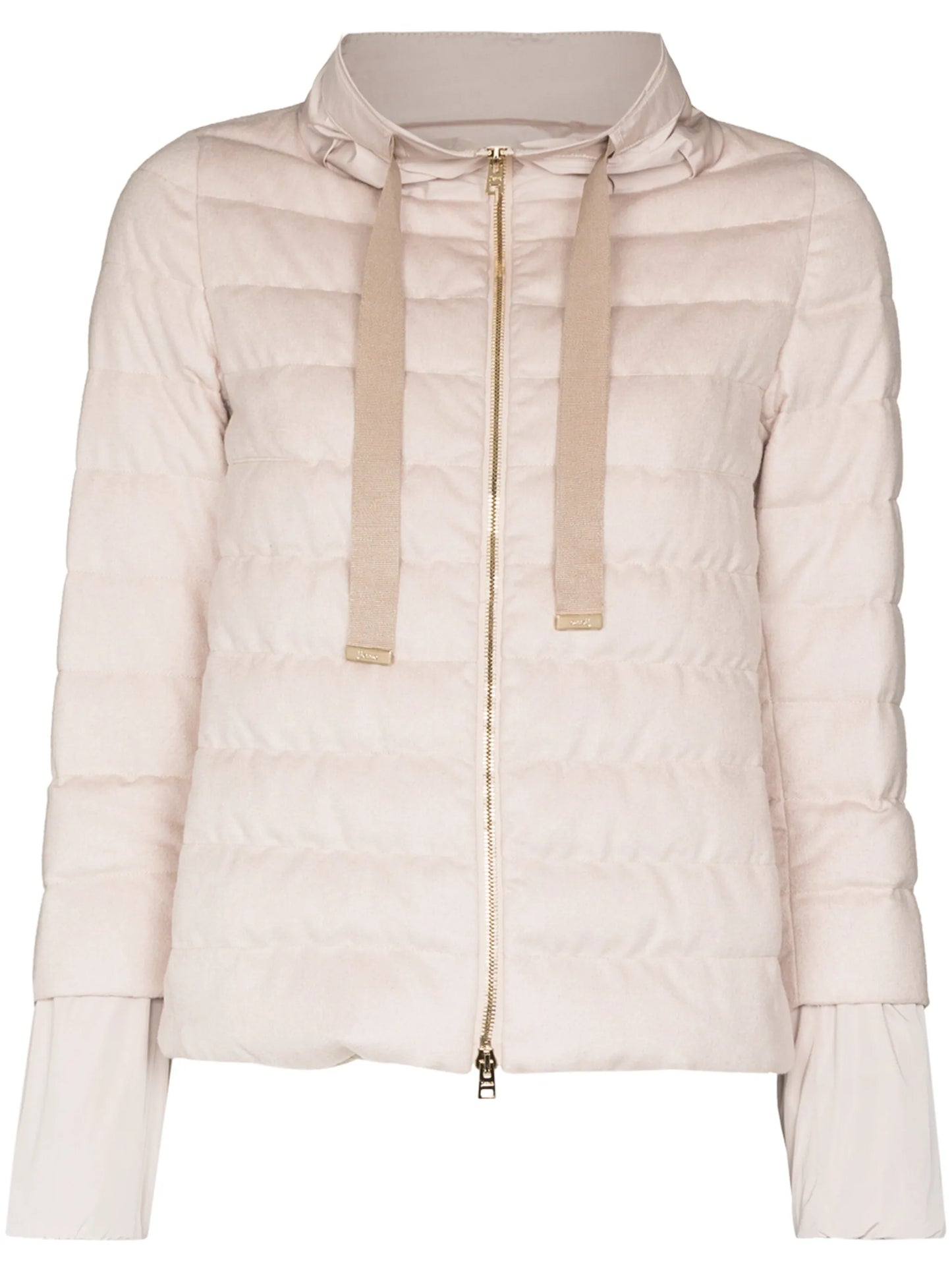 zip-up puffer jacket