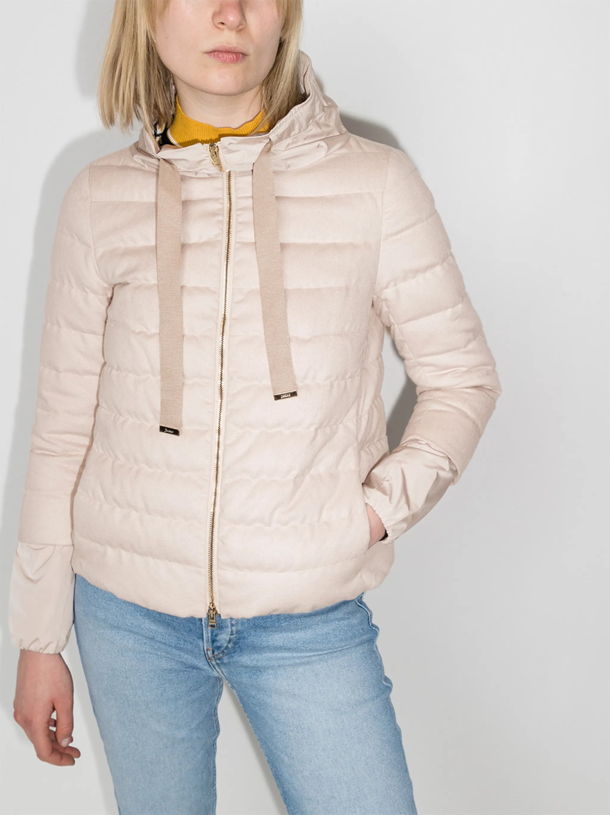 zip-up puffer jacket