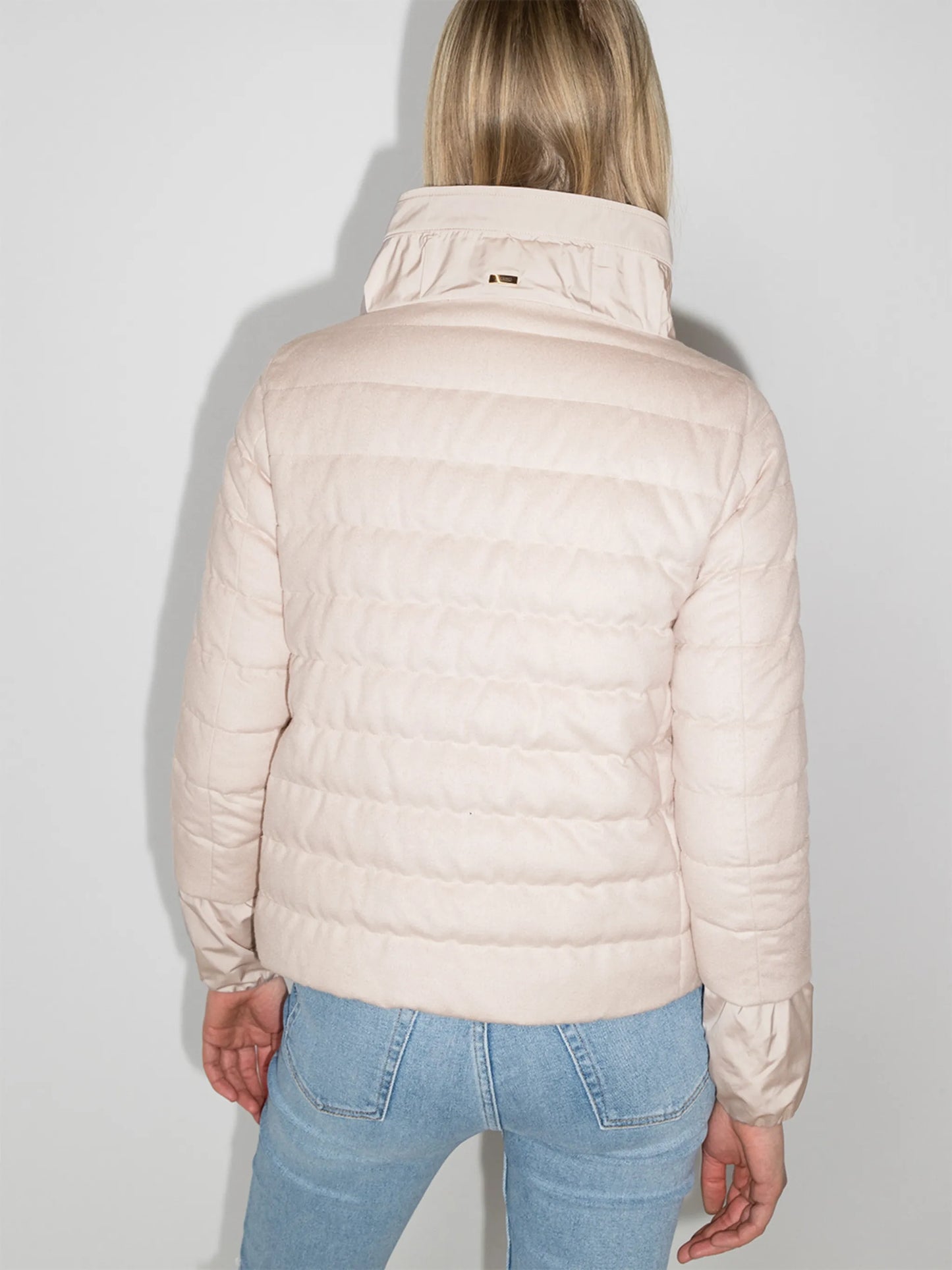 zip-up puffer jacket