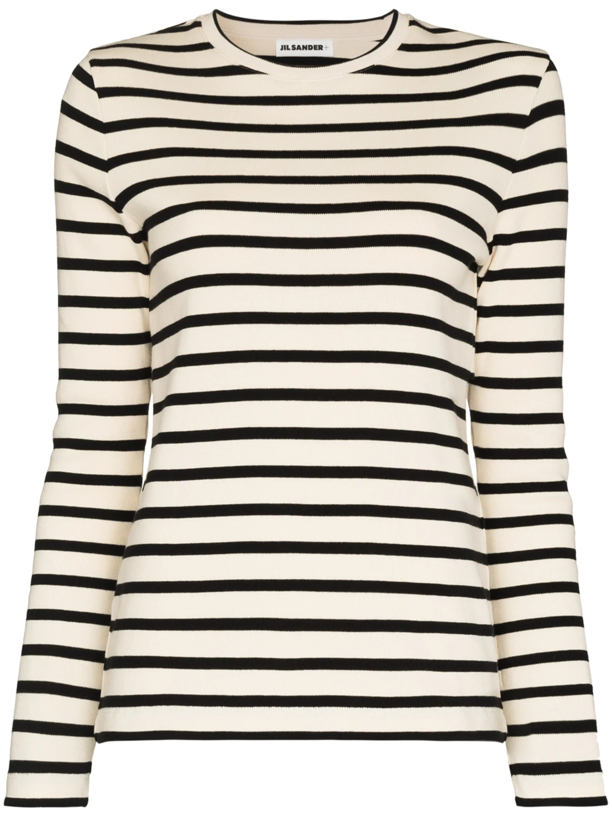 stripe-pattern long-sleeve T-shirt