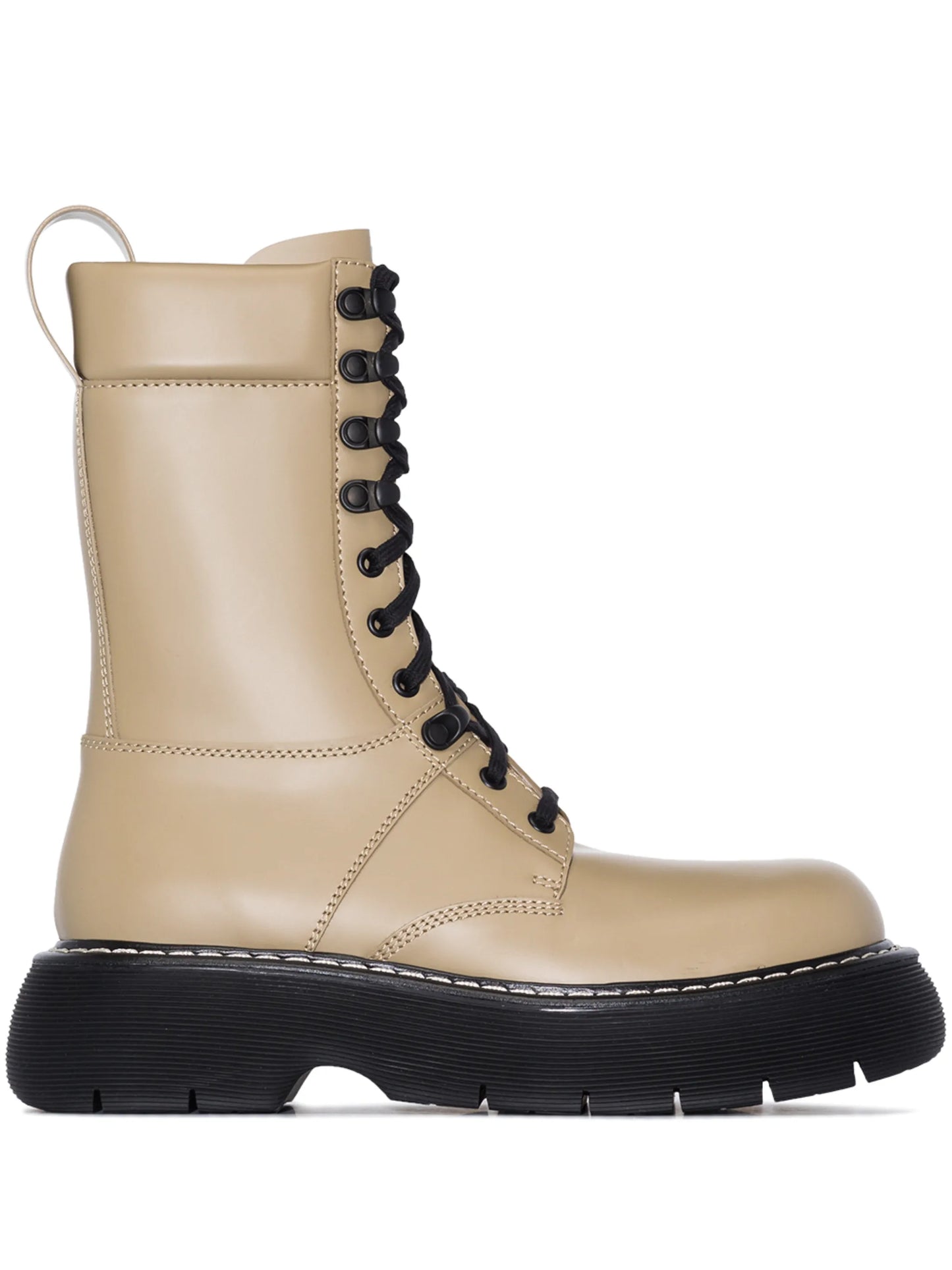 Bounce lace-up combat boots
