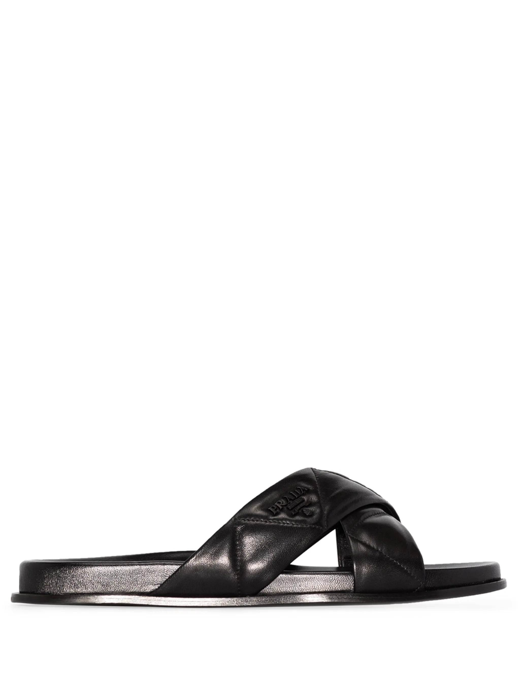 logo-plaque quilted slides