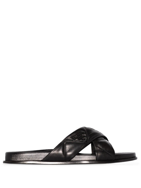 logo-plaque quilted slides