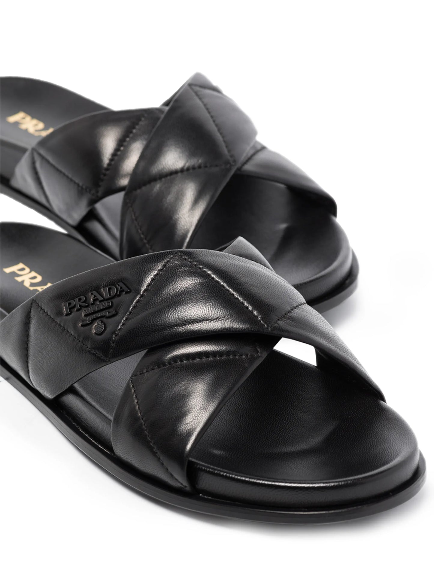 logo-plaque quilted slides