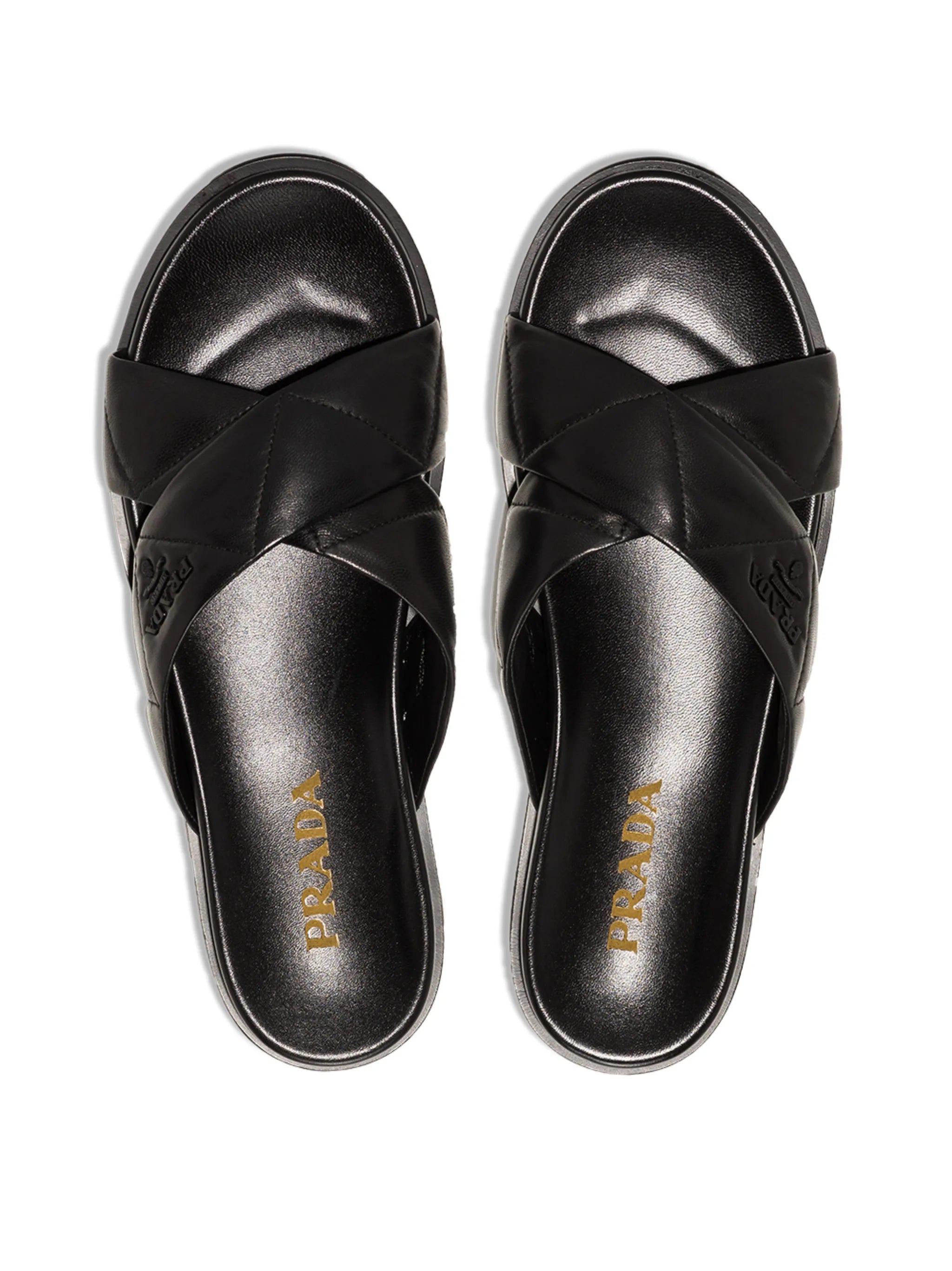 logo-plaque quilted slides