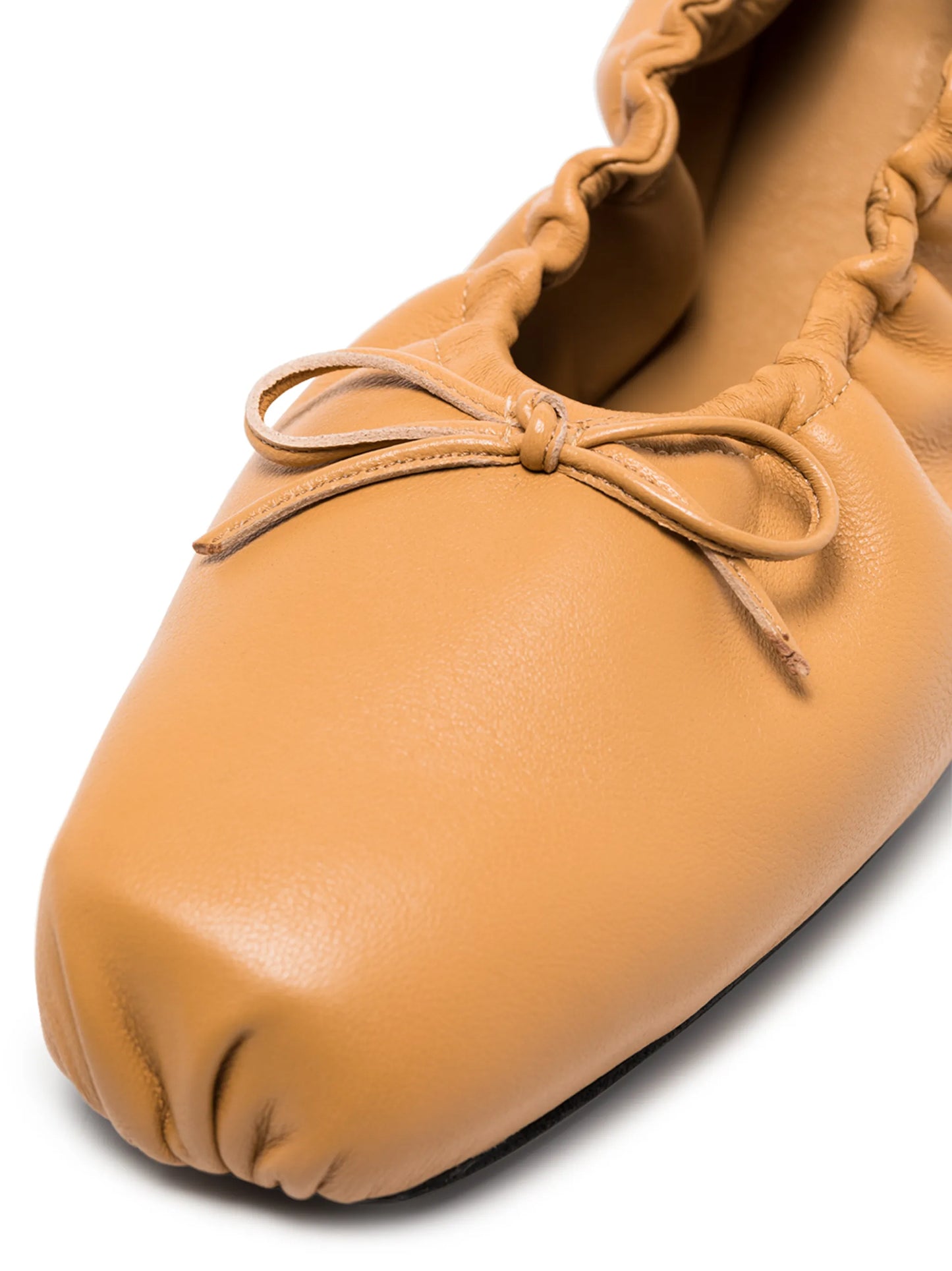 Ashland ruched ballerina shoes