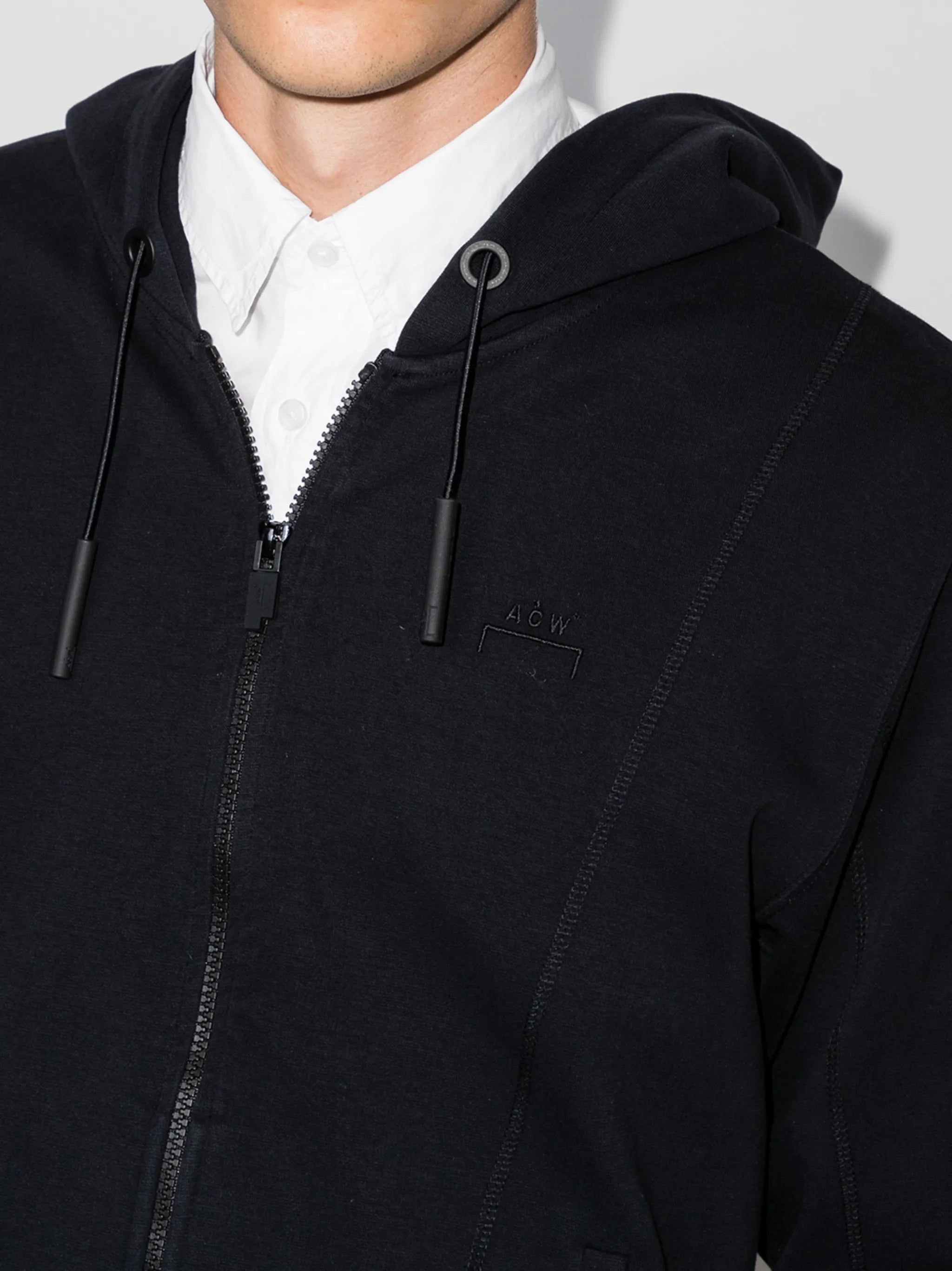 Essential logo-embroidered hoodie
