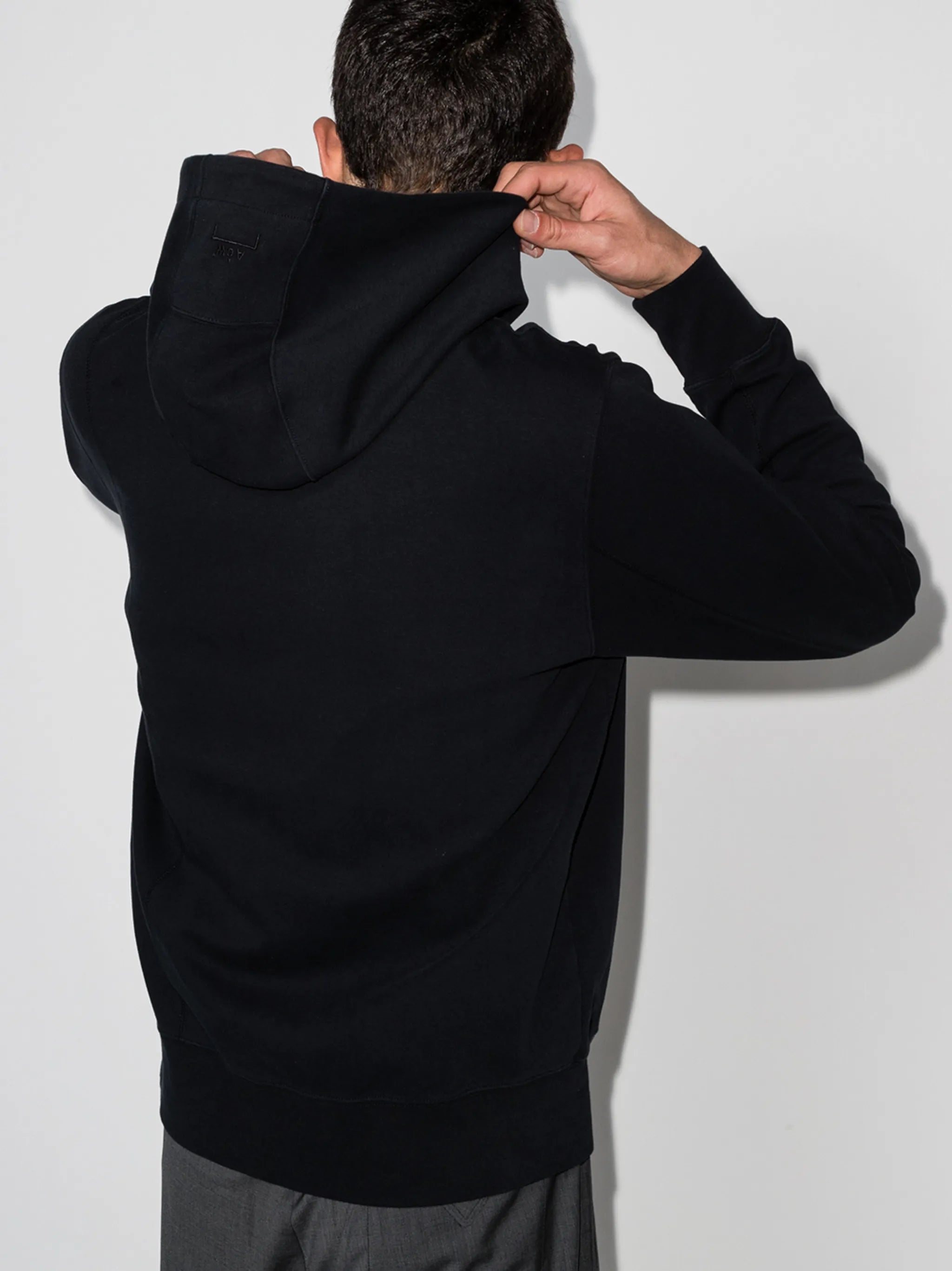Essential logo-embroidered hoodie